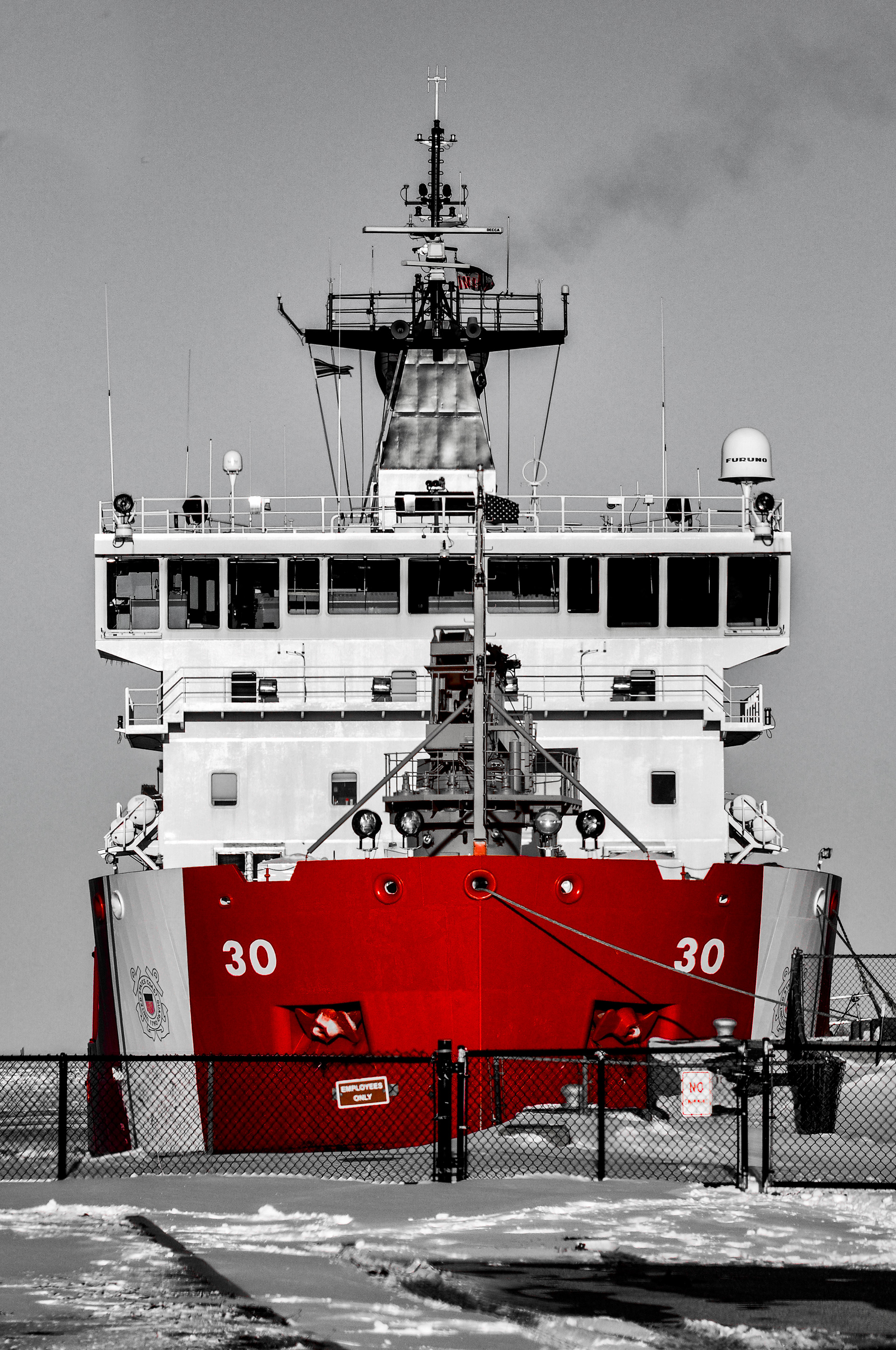 USCGC Mackinaw (WLBB-30); Mackinaw City, MI. March 2020