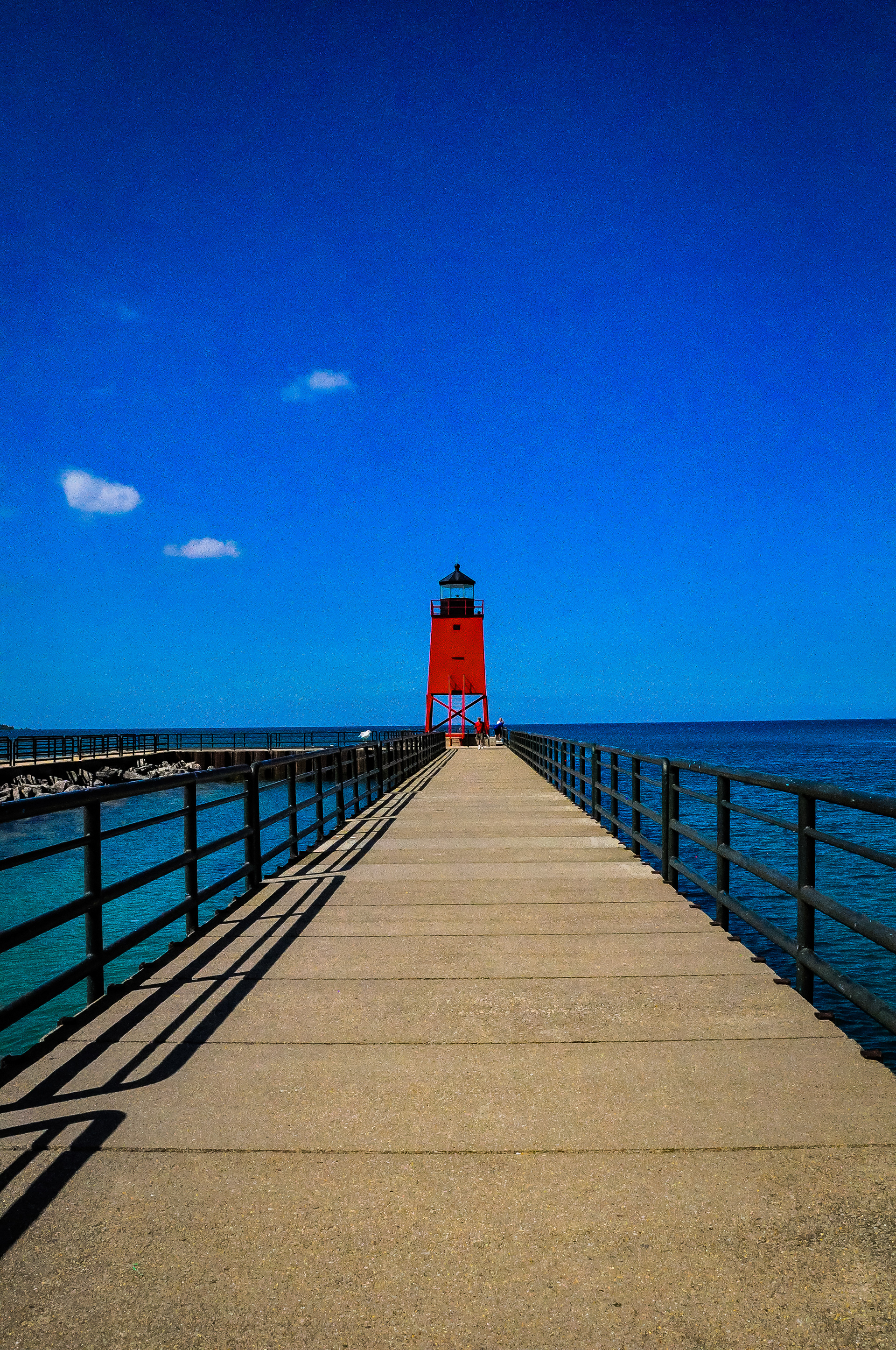 Charlevoix Pier; Chaelvoix. September 2018