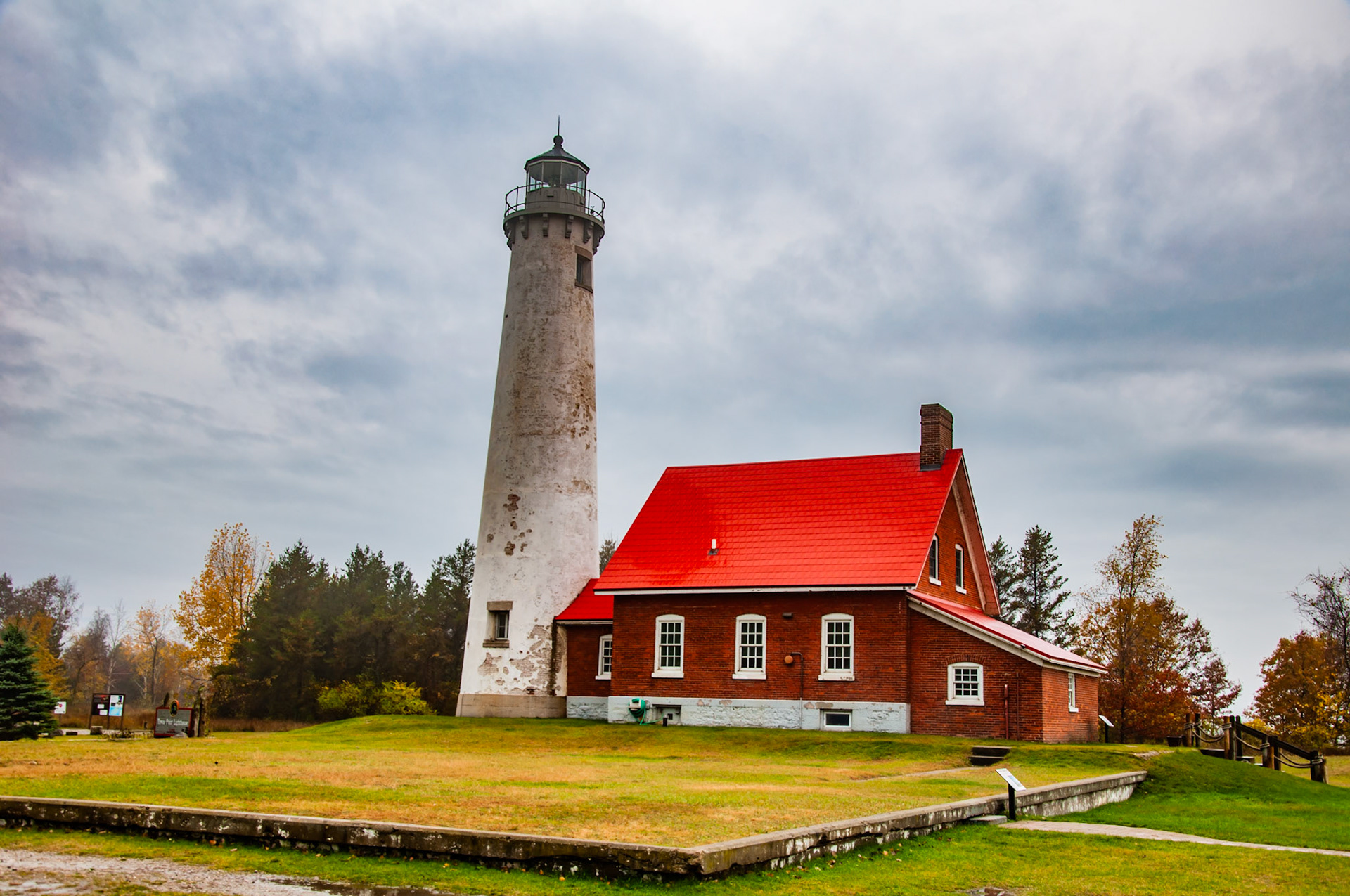 Tawas Point Lighthouse, Tawas City; October 2020