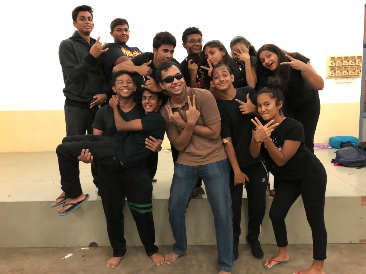 The cast of Antigone (2018)