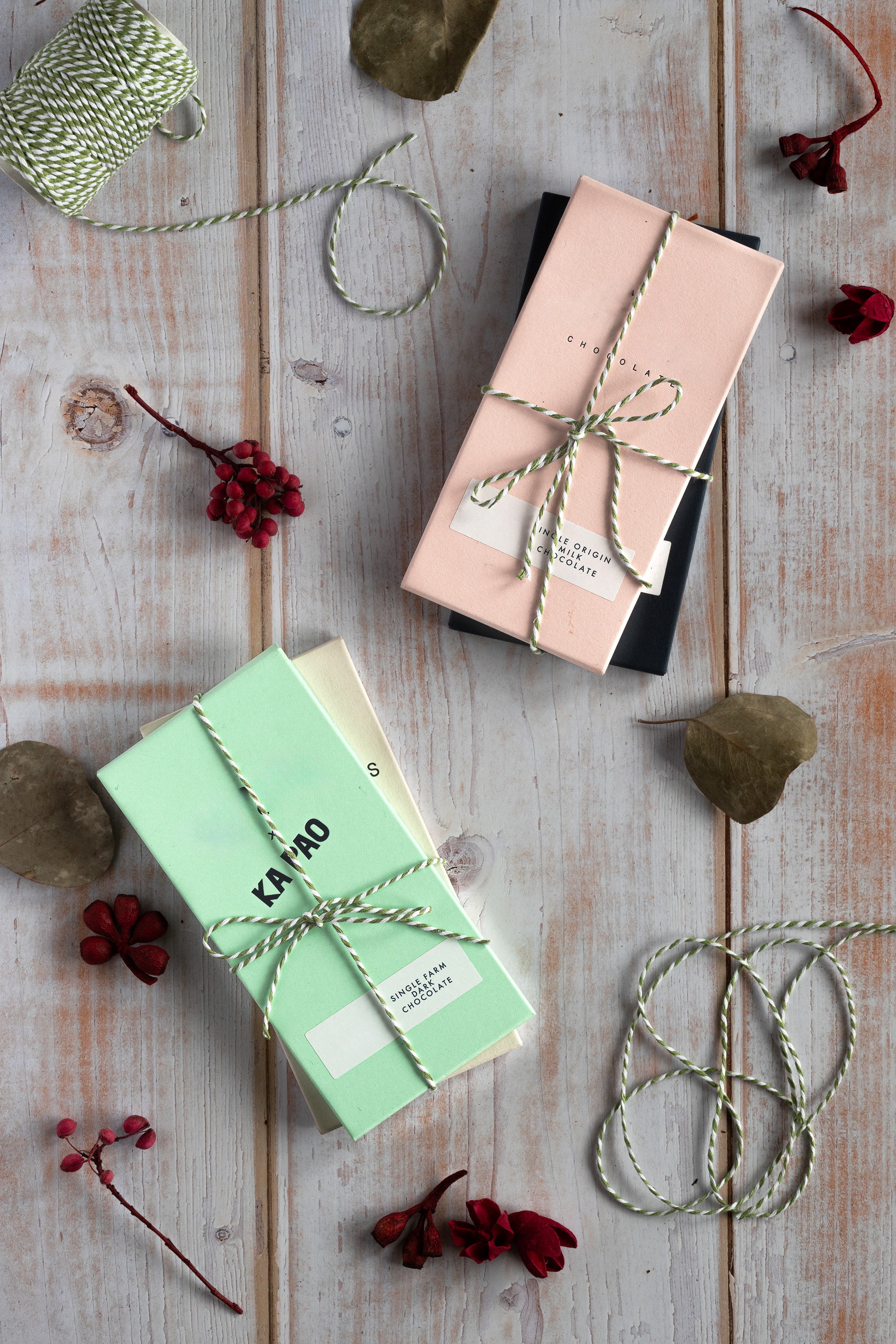 Chocolate bars, food photography