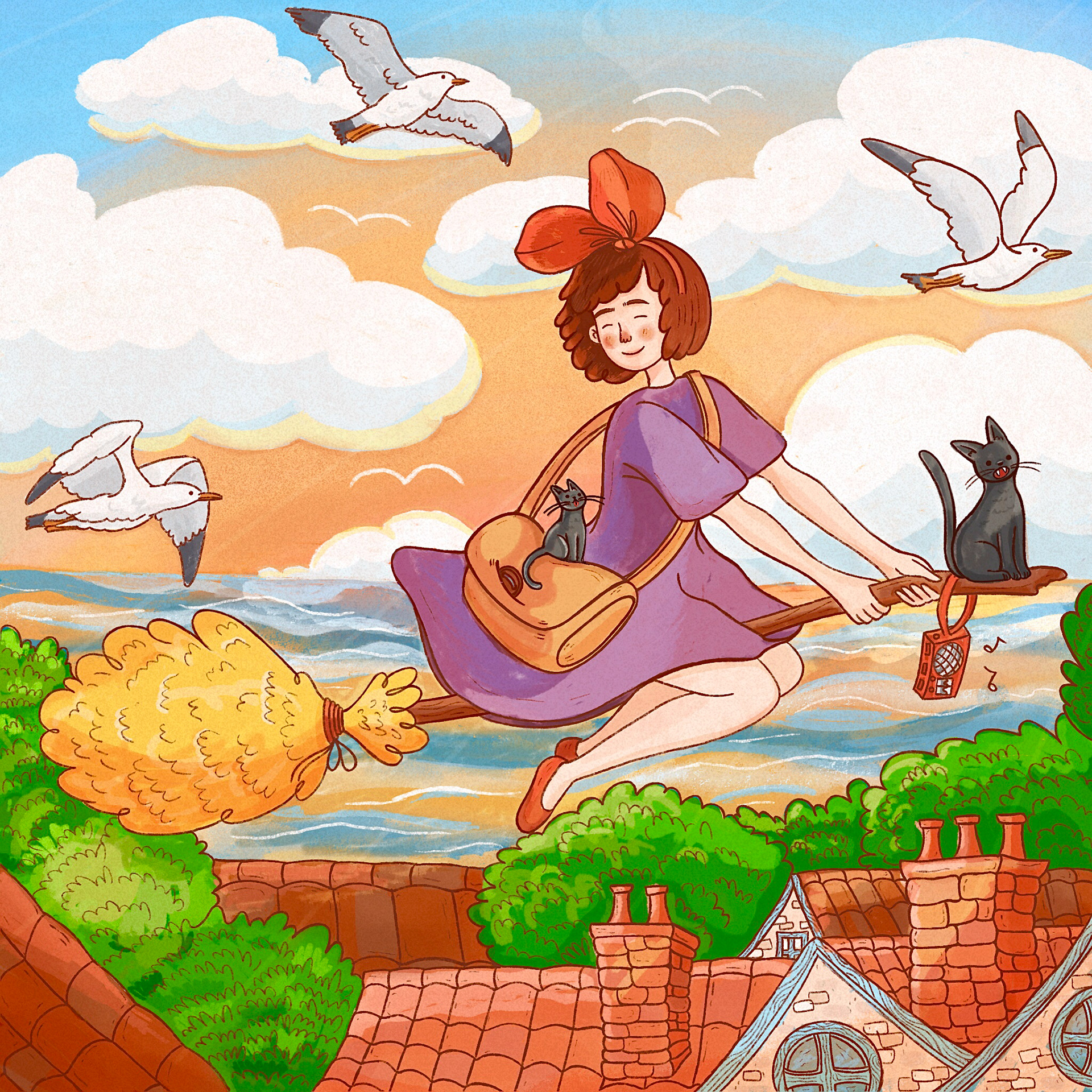 Kiki's Delivery Service Fan Art