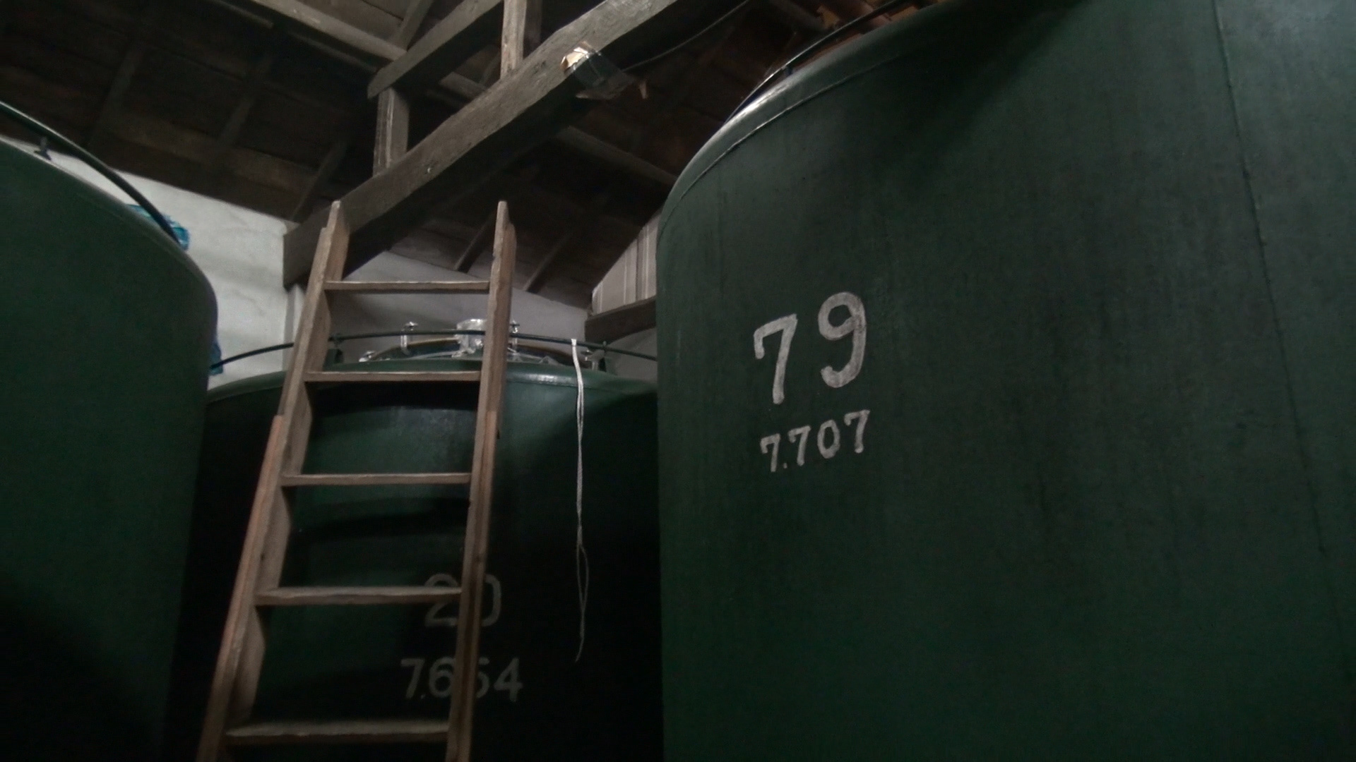 Barrels for sake making (Rice for sake (Okabe brewing company)