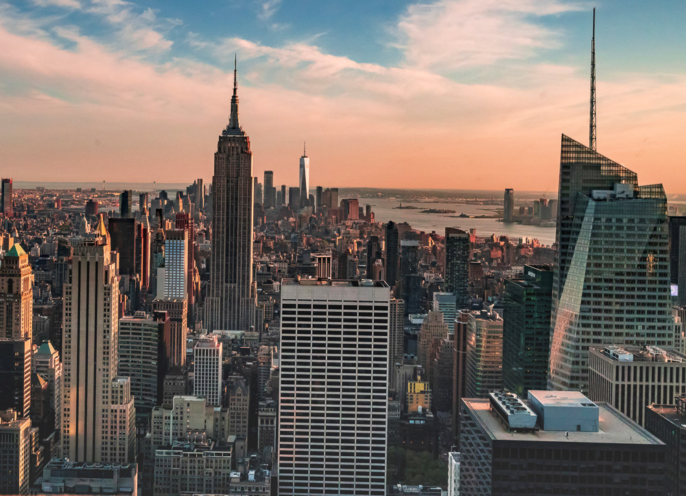 New York Cityscape Top of the Rock