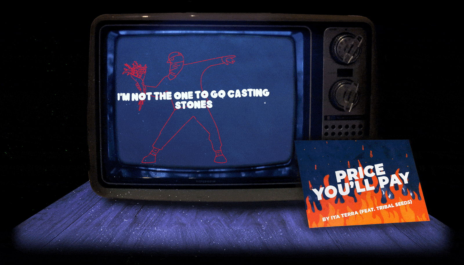 Animated and directed the video for Iya Terra’s song 'Price You'll Pay', featuring Tribal Seeds from the album Ease & Grace. Iya Terra’nın 'Ease & Grace' albümünde Tribal Seeds ile yaptığı düet olan 'Price You'll Pay' şarkısının animasyon klibi hazırladım.