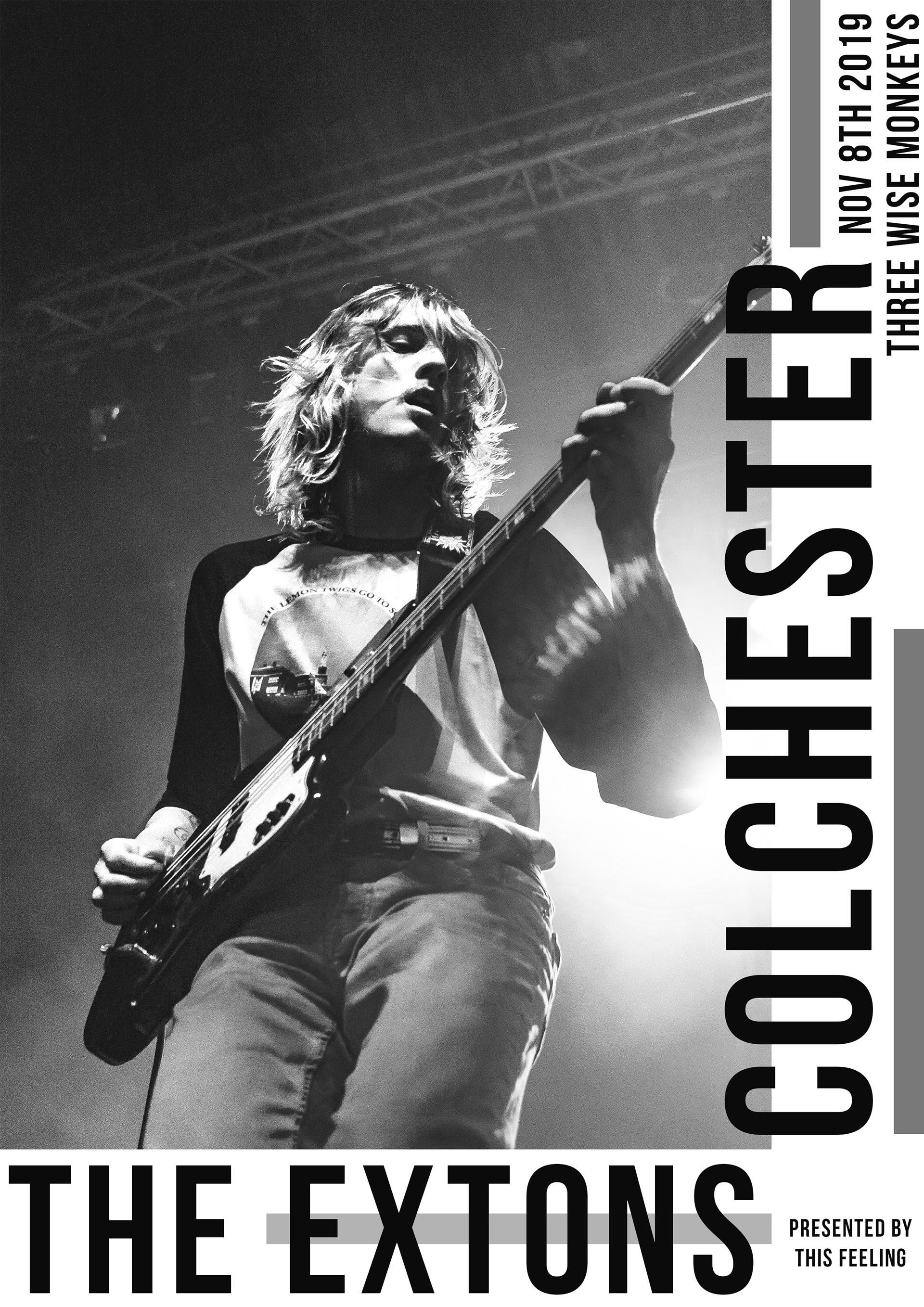 Colchester Three Wise Monkeys Tour Poster