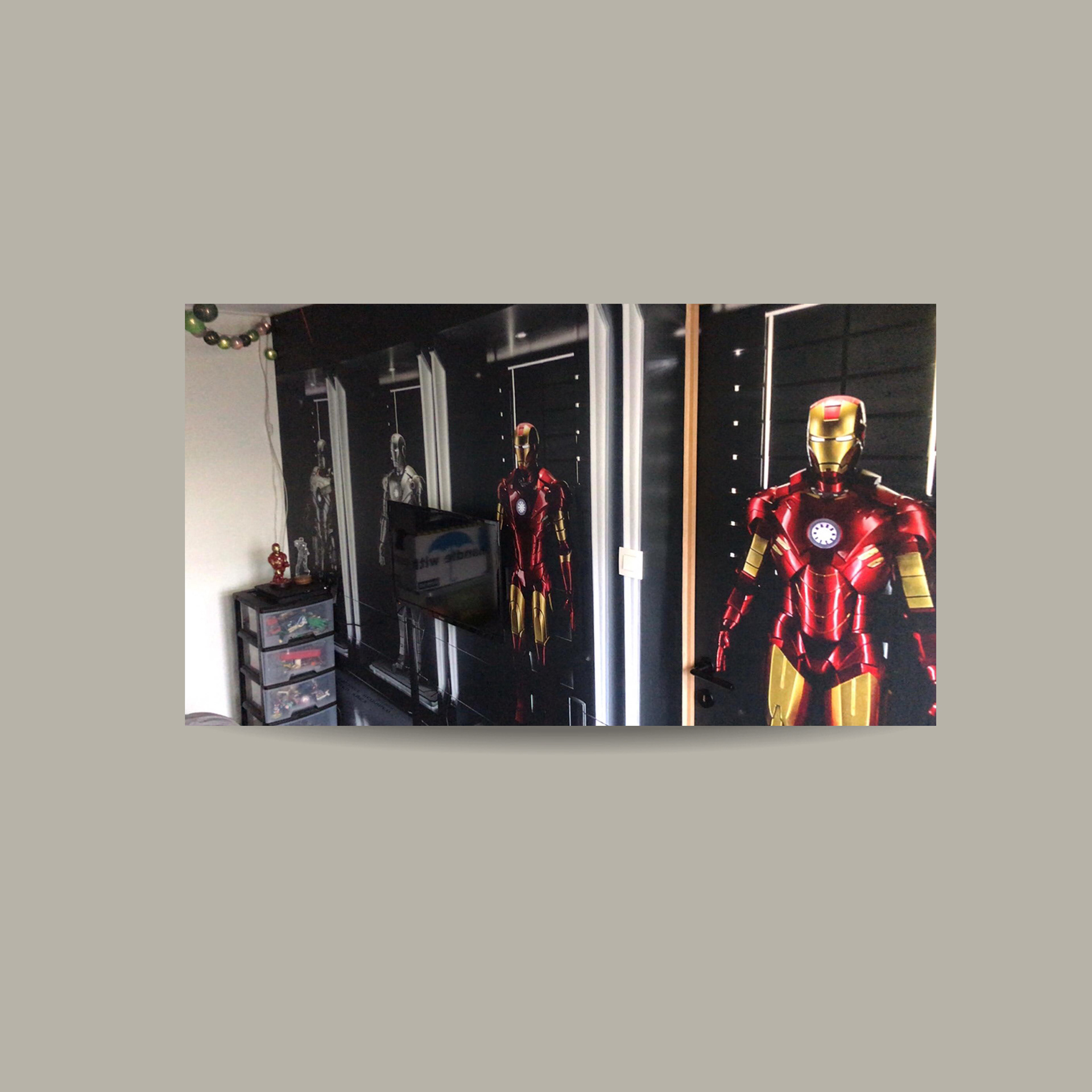 Wall Paper Iron Man - slaapkamer