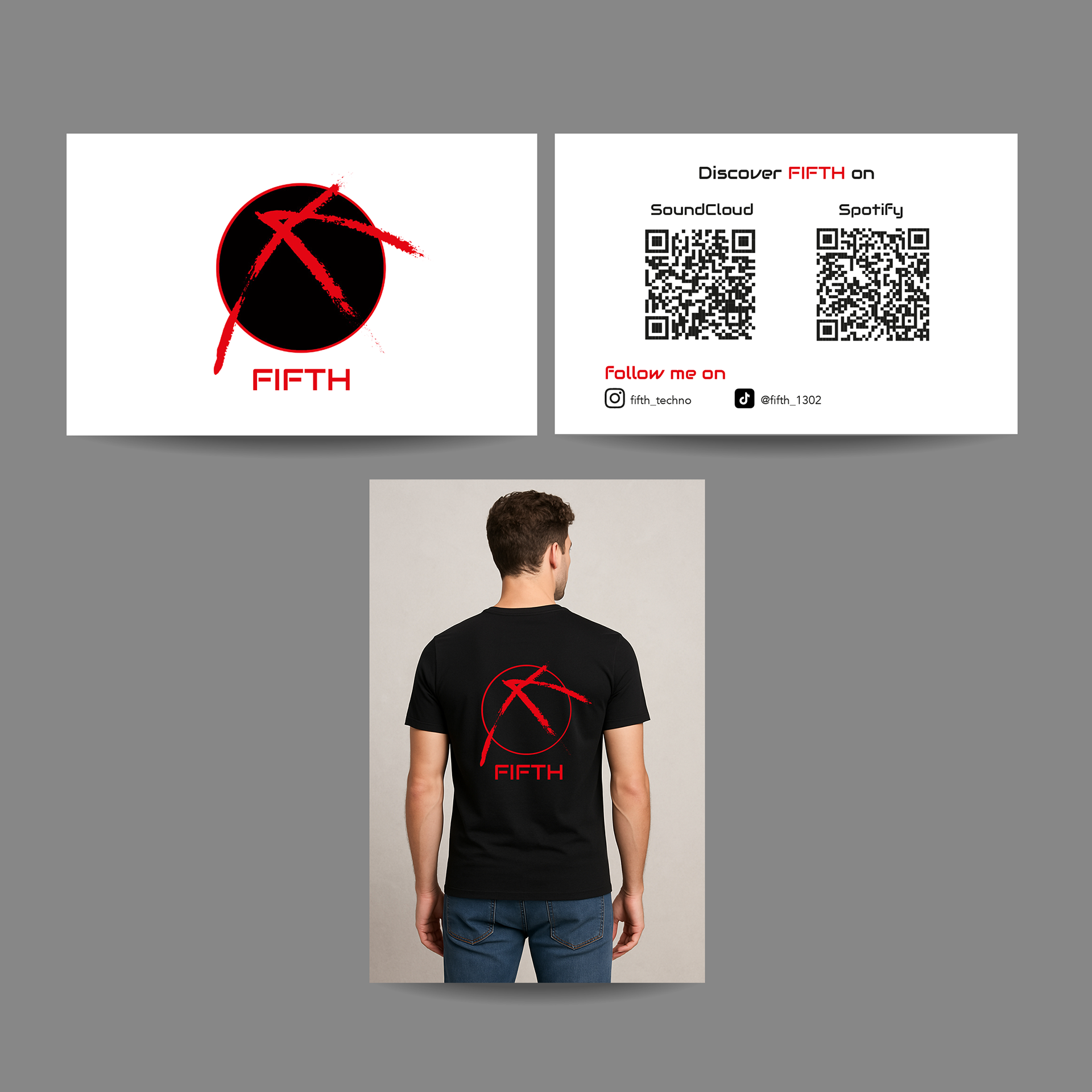 Logo FIFTH - Visitekaartjes - Shirts