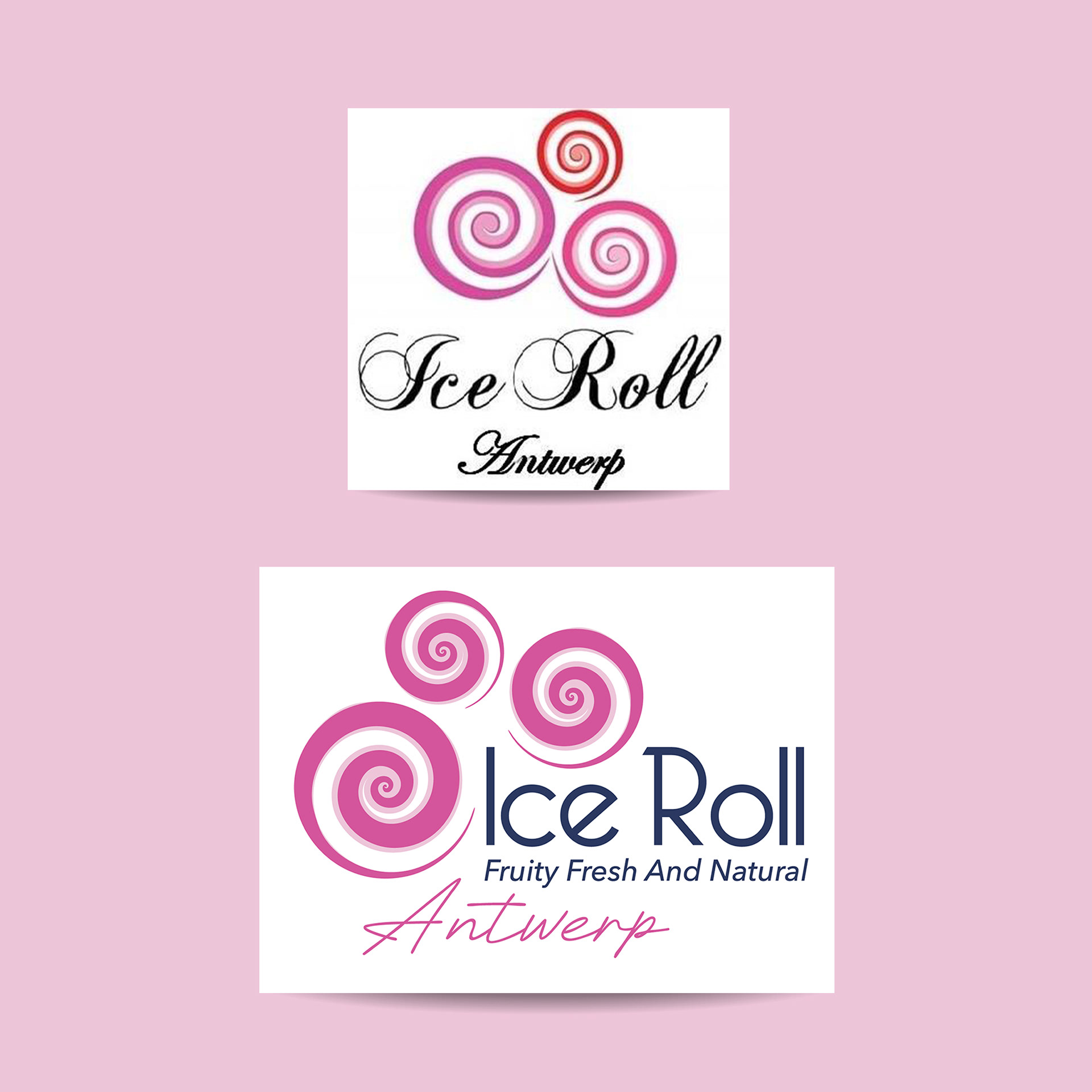 Logo Ice Roll Rebranding - Oud en Nieuw