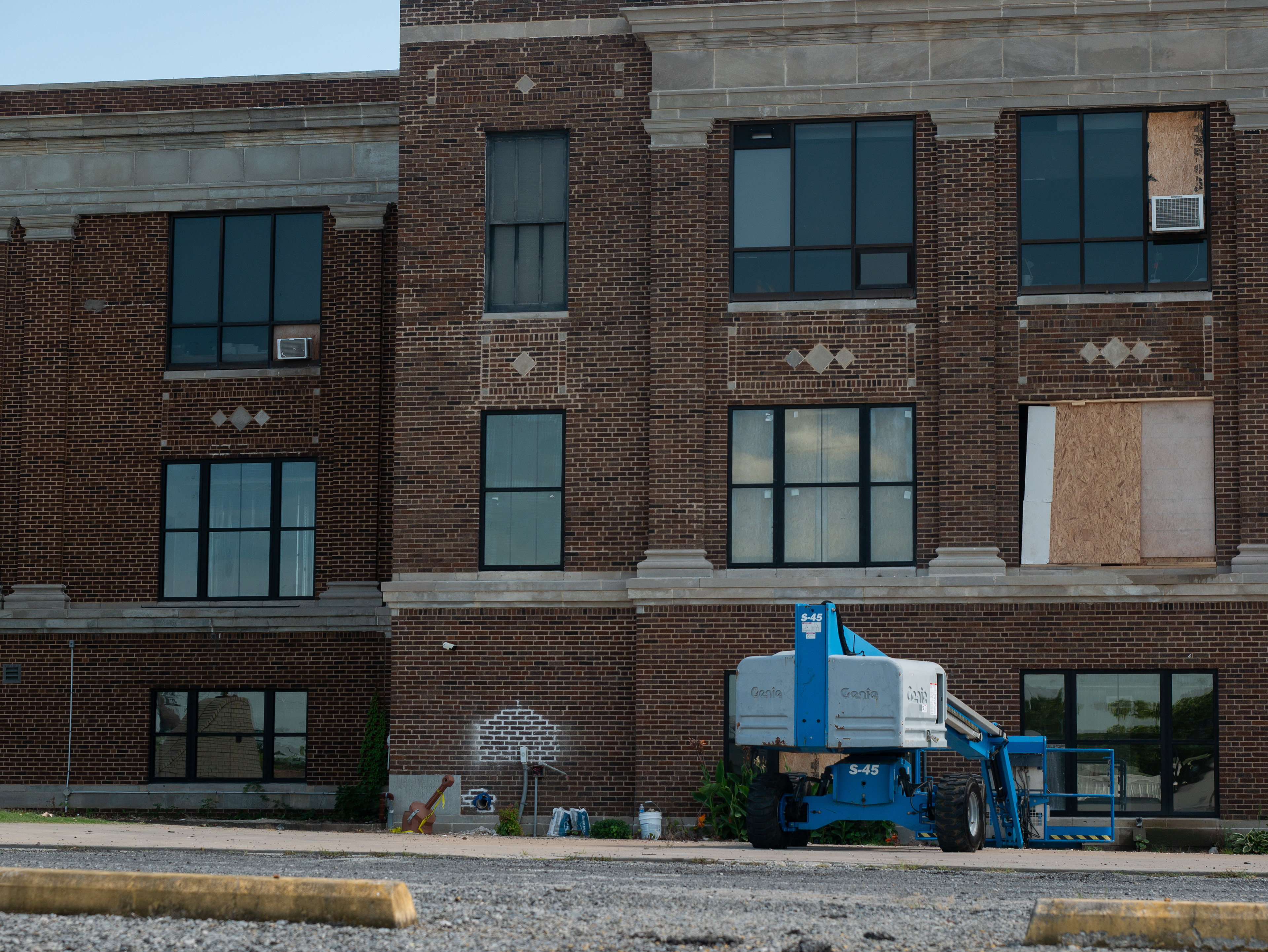 Exterior Side View from Parking Lot