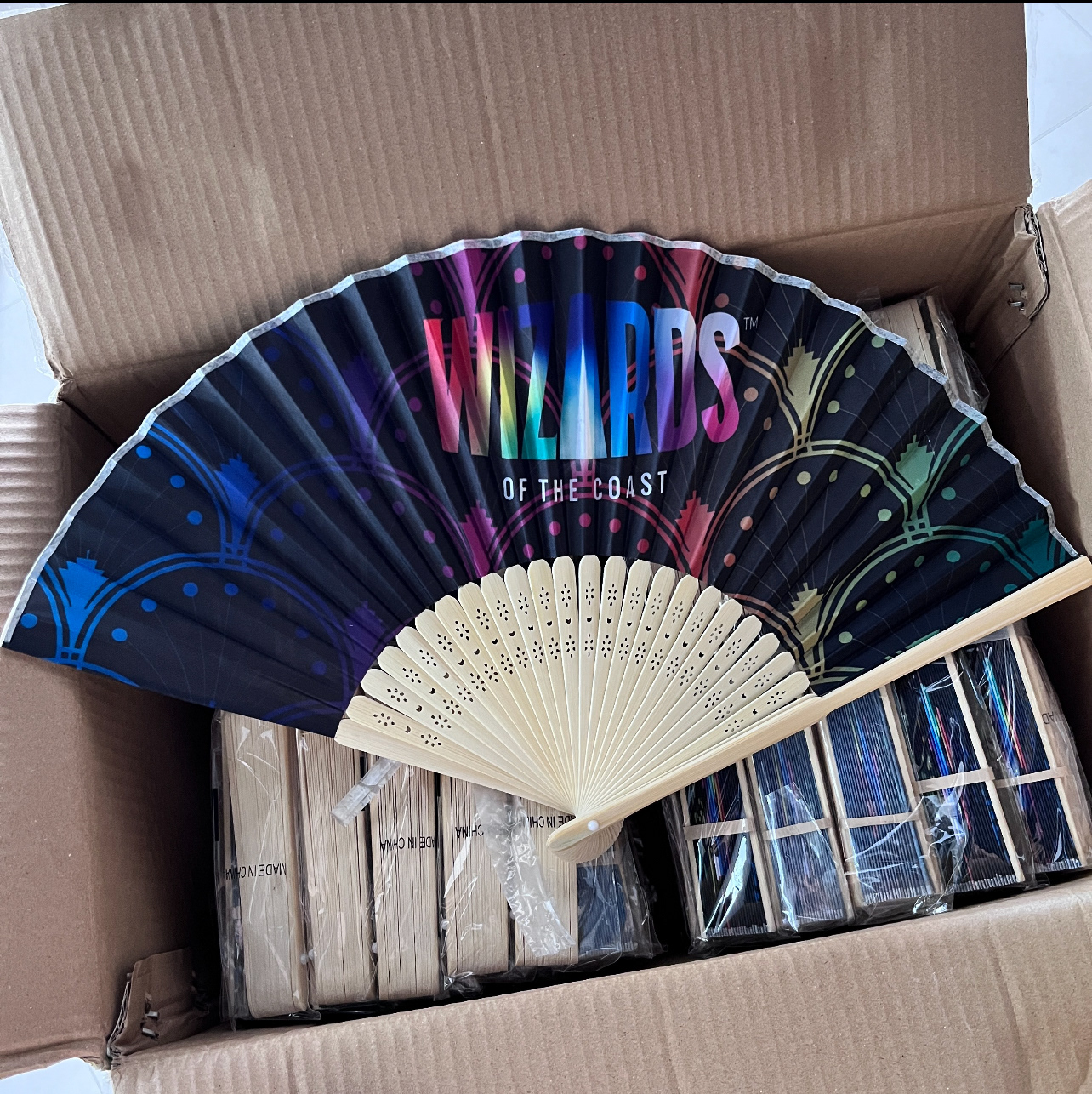 Manufactured fan for Pride Parade 2023