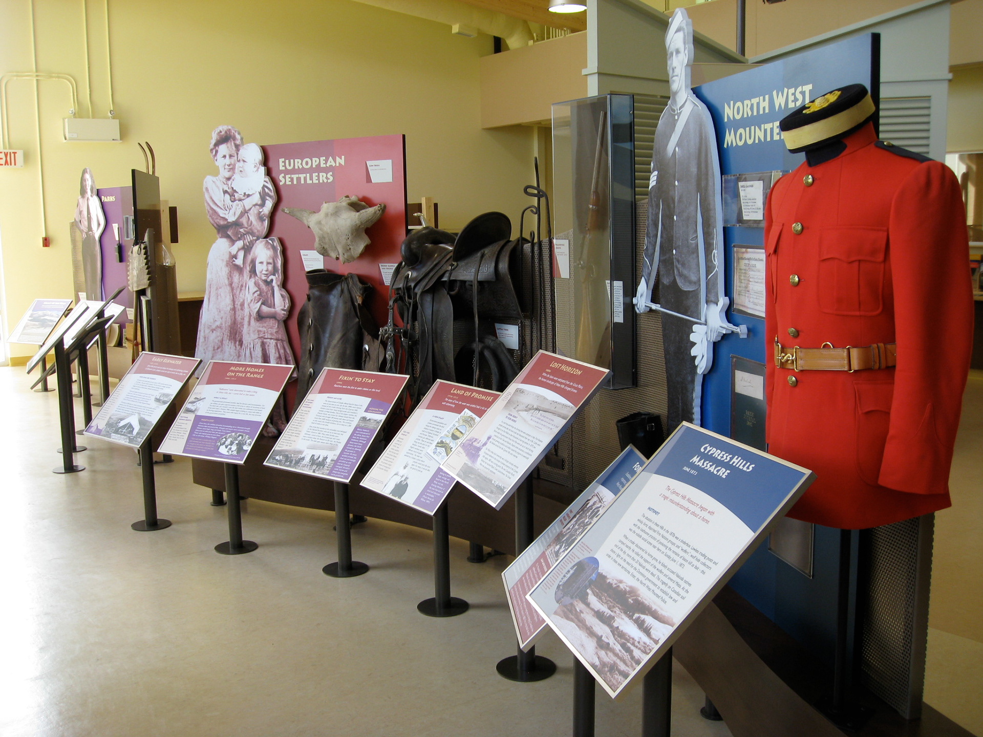 Human history display