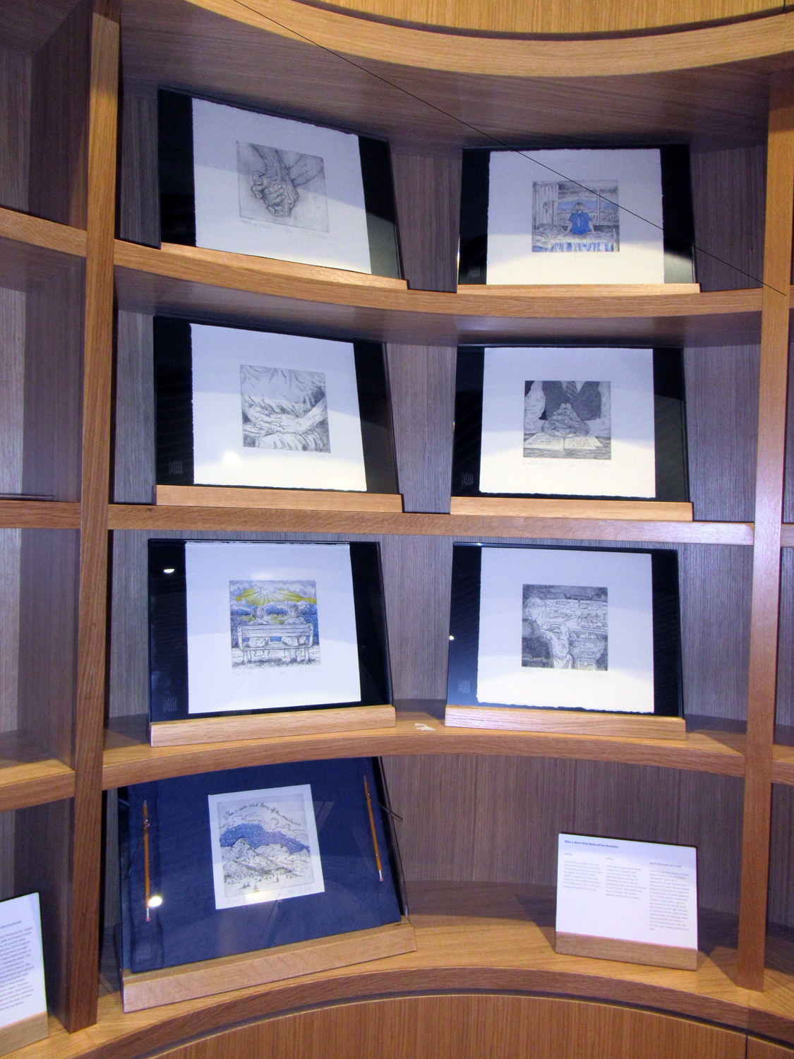 Alcove with my artist's book