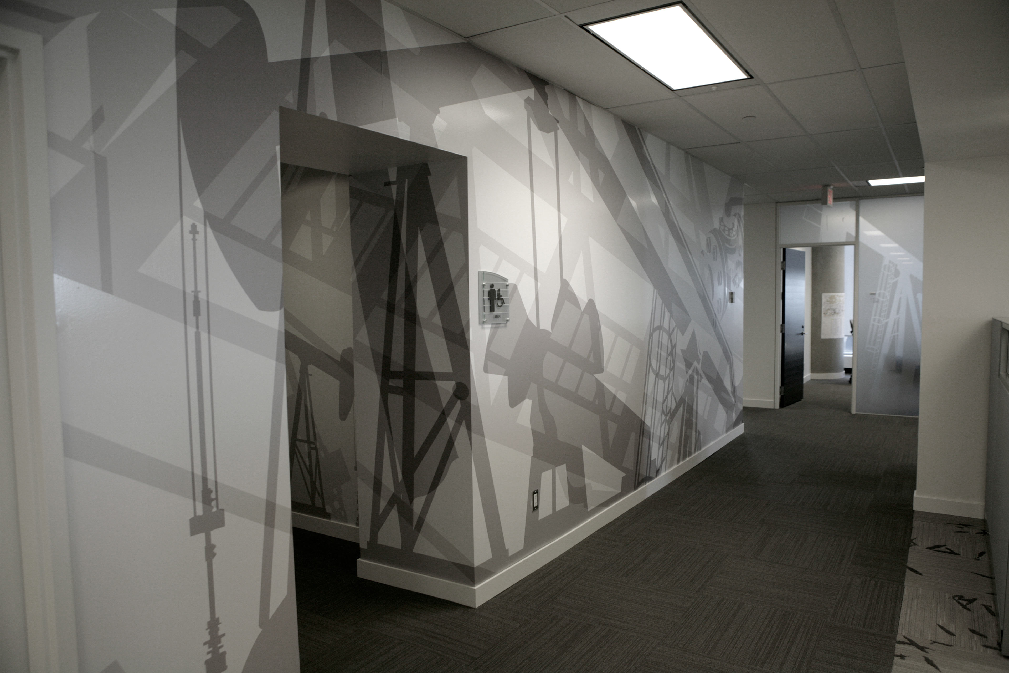 Custom Corridor Mural