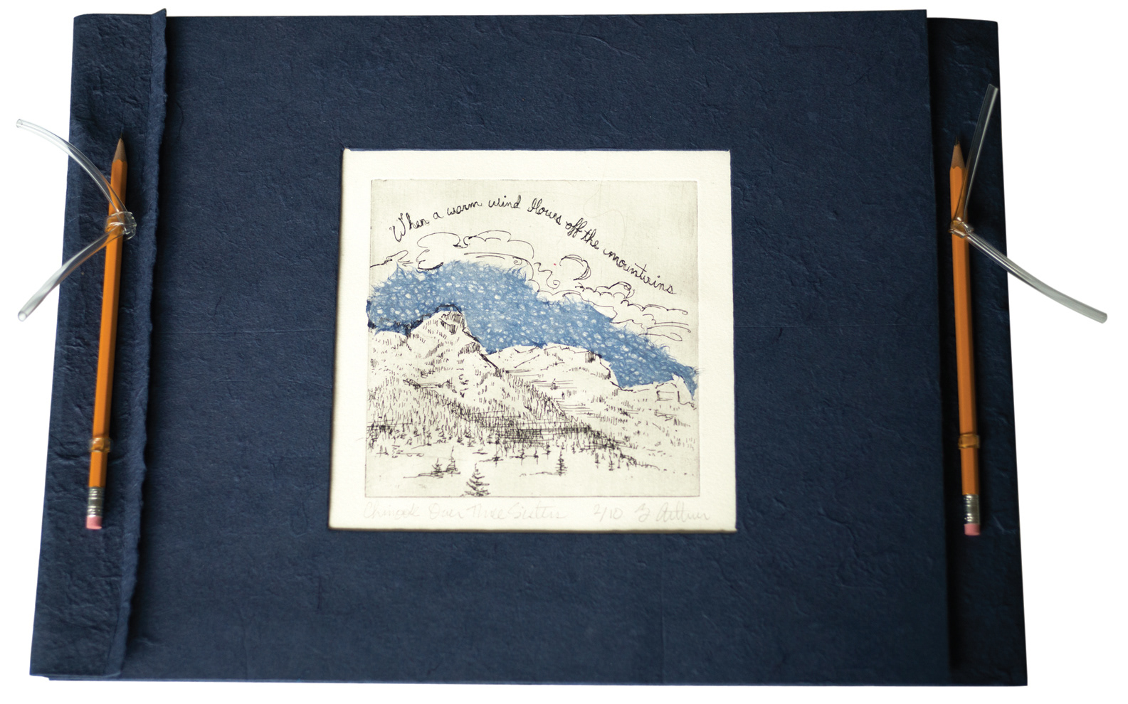 When a Warm Wind Blows off the Mountains – Artist's Book