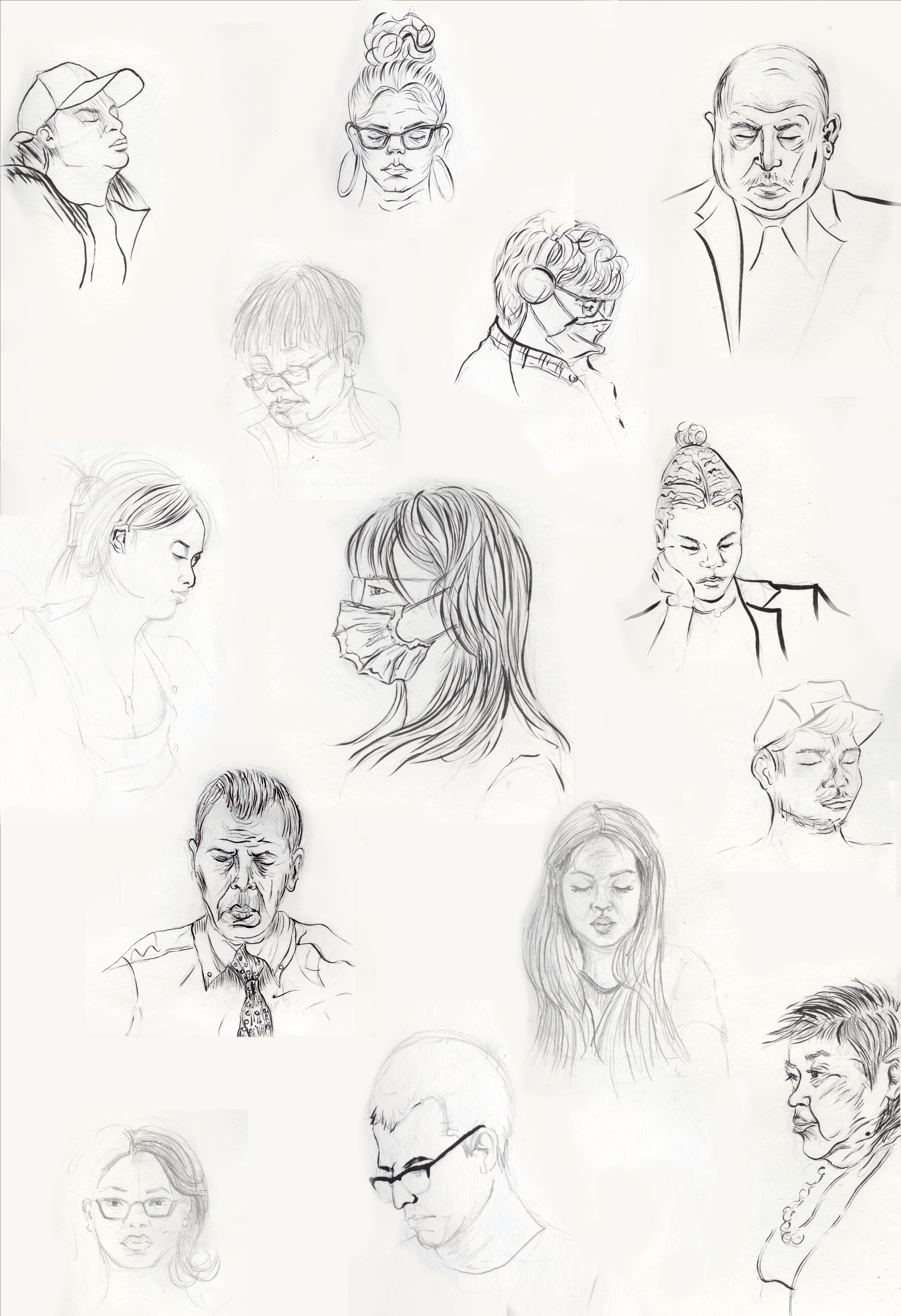 Subway Sketches II, 2023