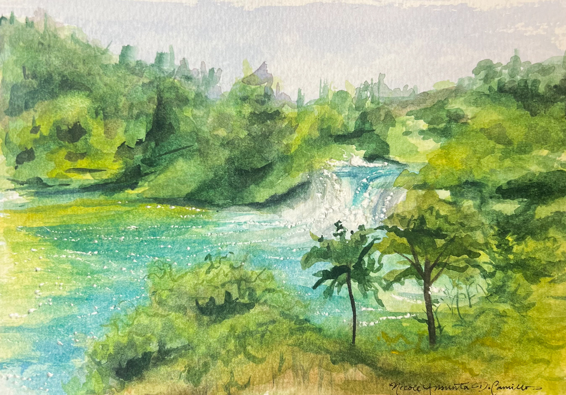 Waterfalls, Croatia, 2024