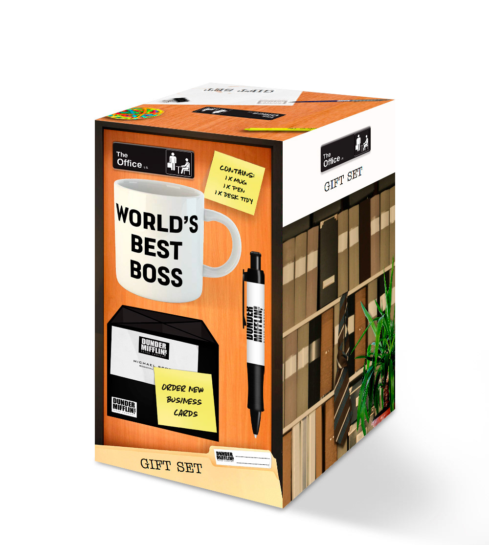 Gift Box Packaging Mock Up - The Officeeee