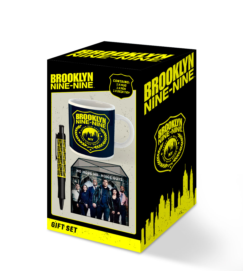 Gift Box Packaging Mock Up - Brooklyn 99