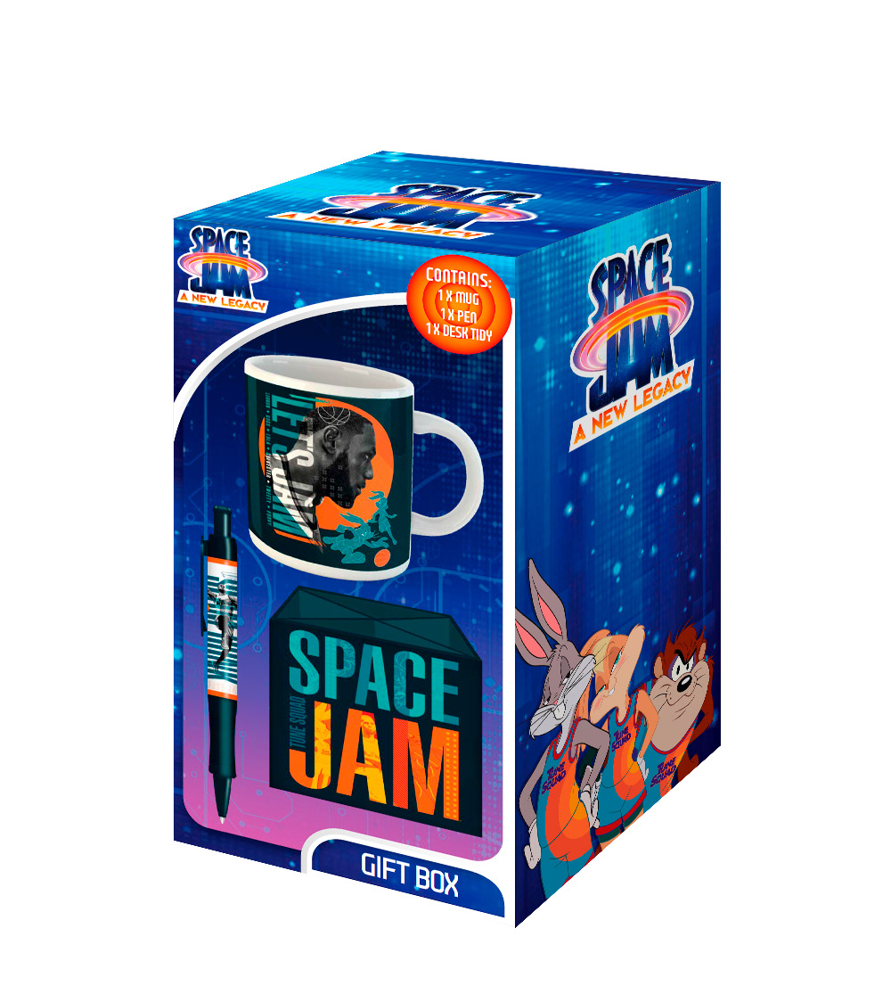 Gift Box Packaging Mock Up - Space Jam