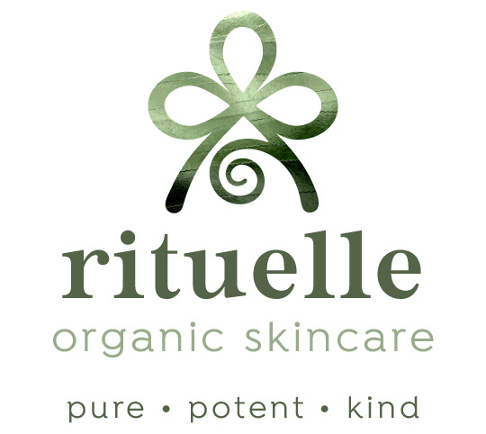 logo and tagline for Rituelle Organic Skincare