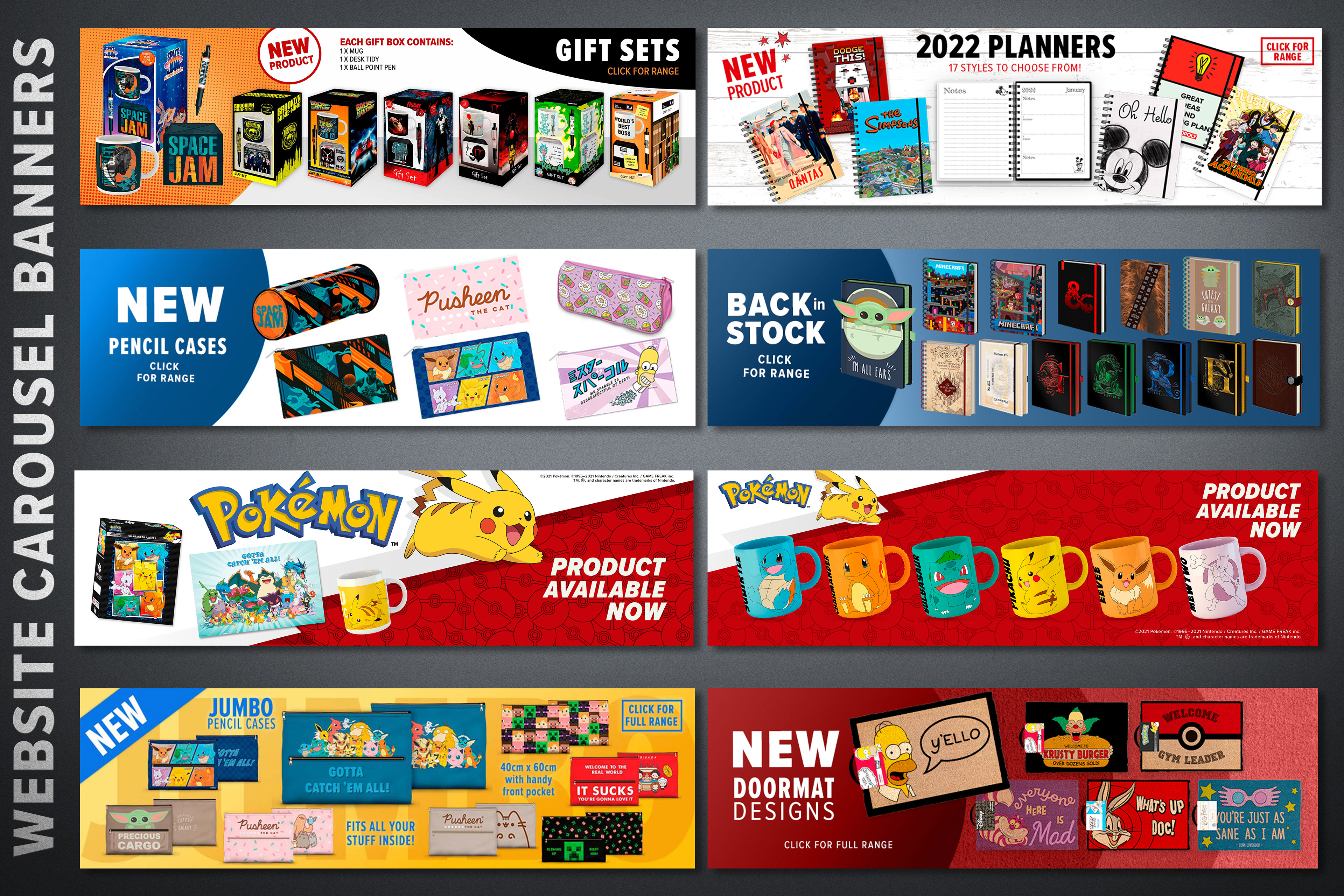 Website Carousel Banners