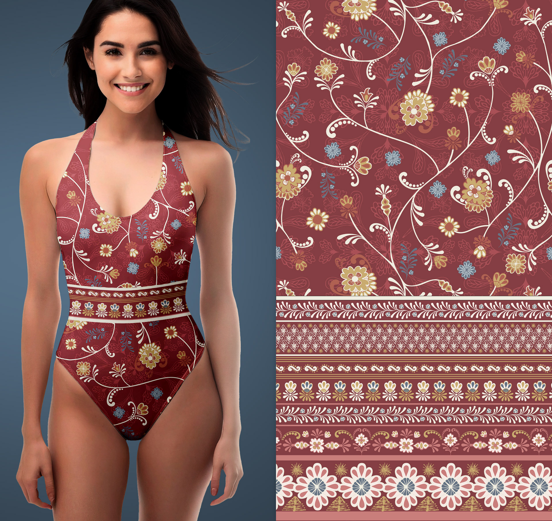 Mock up swim suit