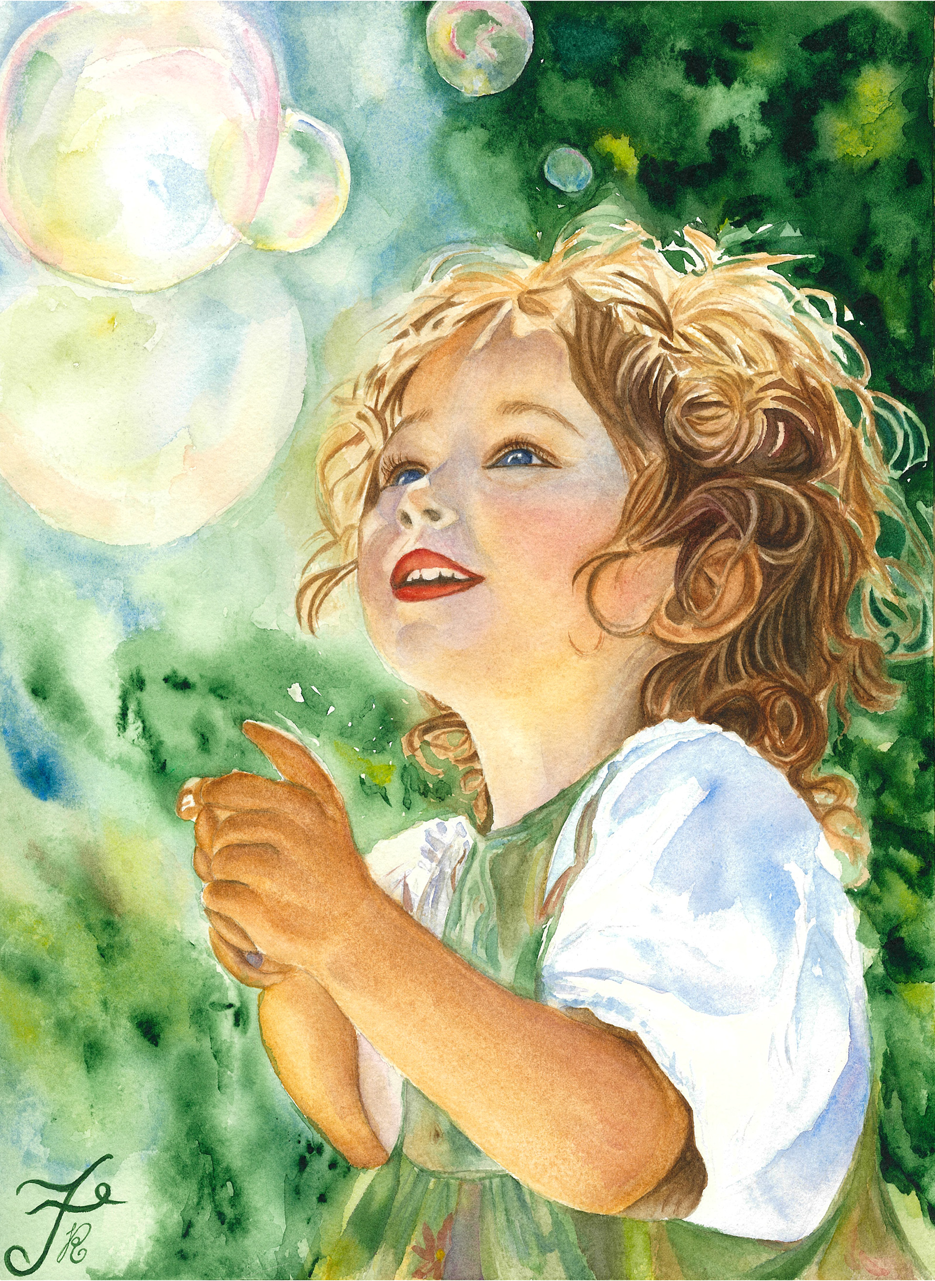 Carefree Wonder  |  Watercolor