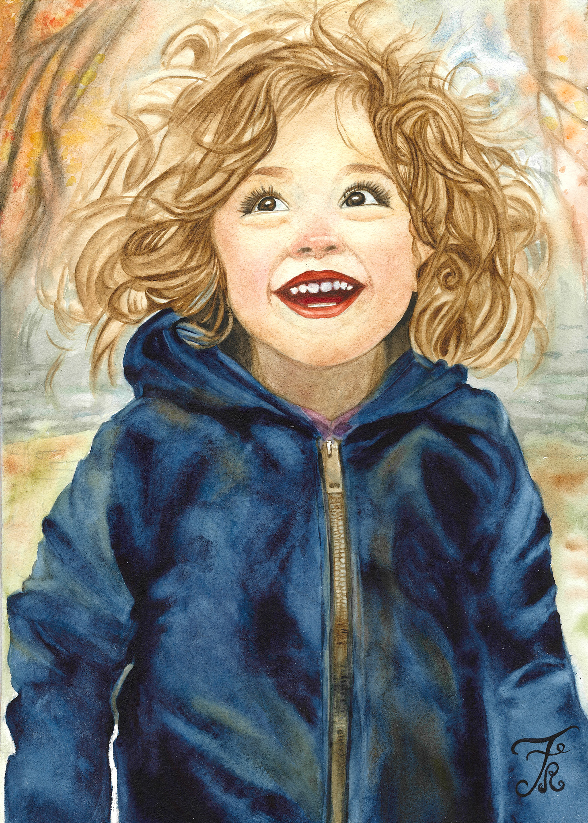 A Spark of Childhood  |  Watercolor