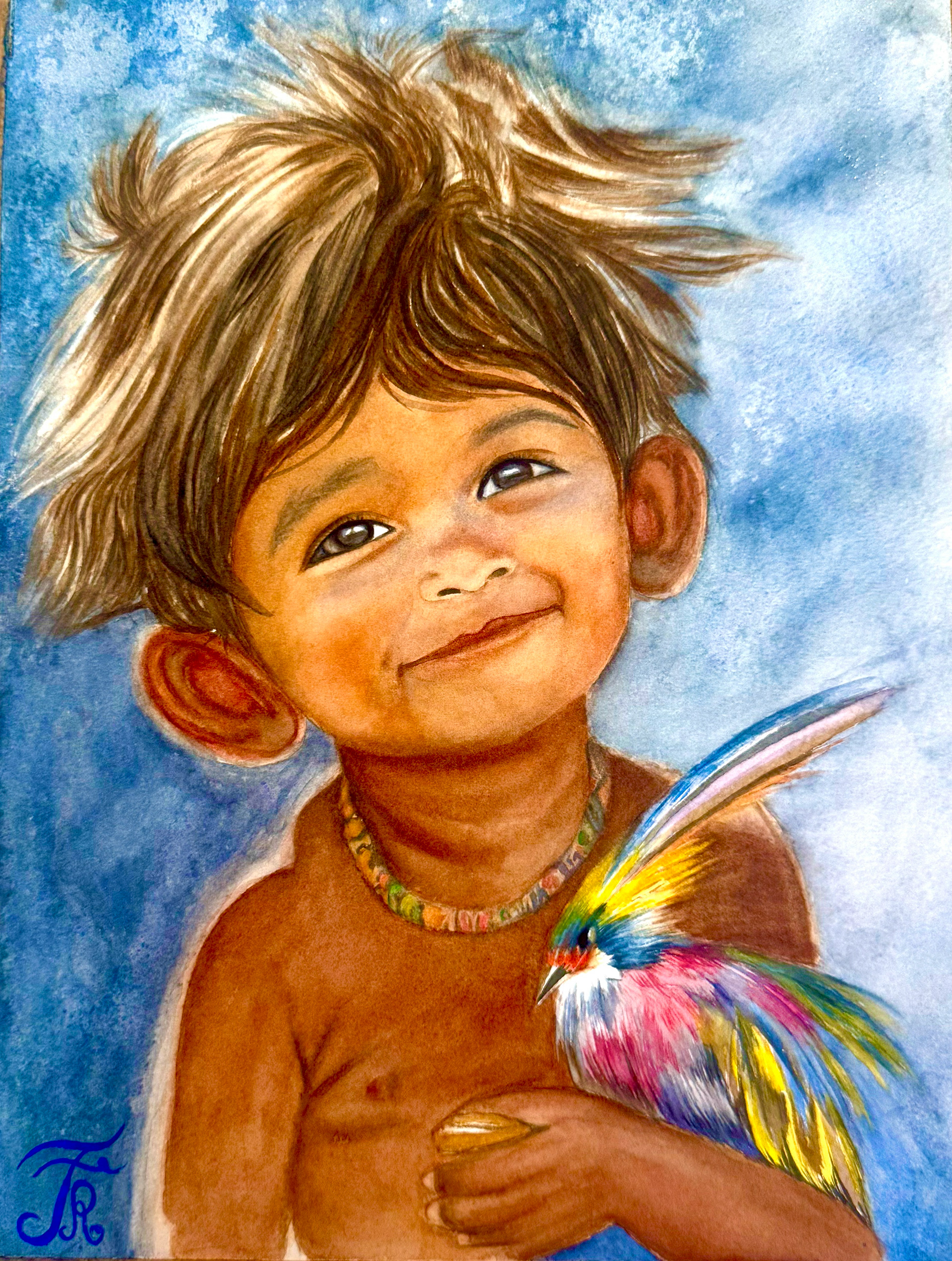 Tropical Innocence  |  Watercolor