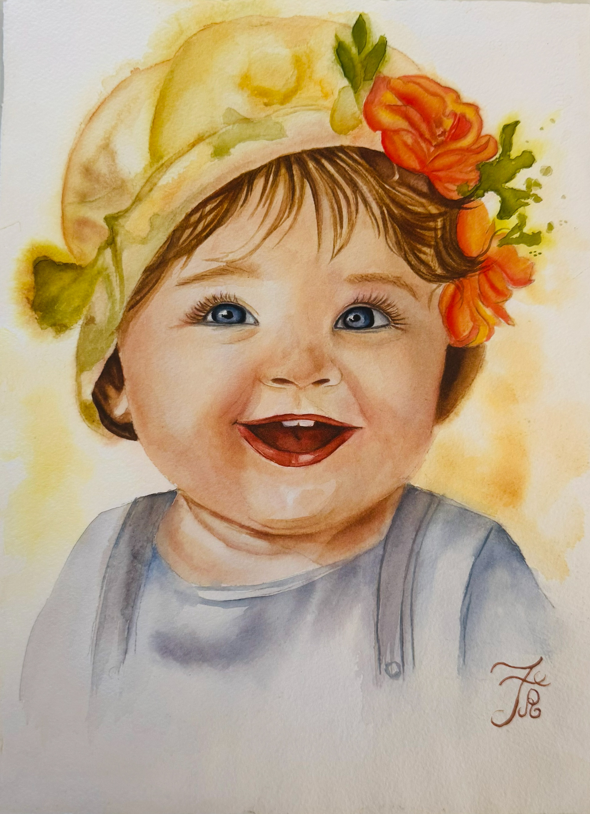 Haidi’s Smile  |  Watercolor