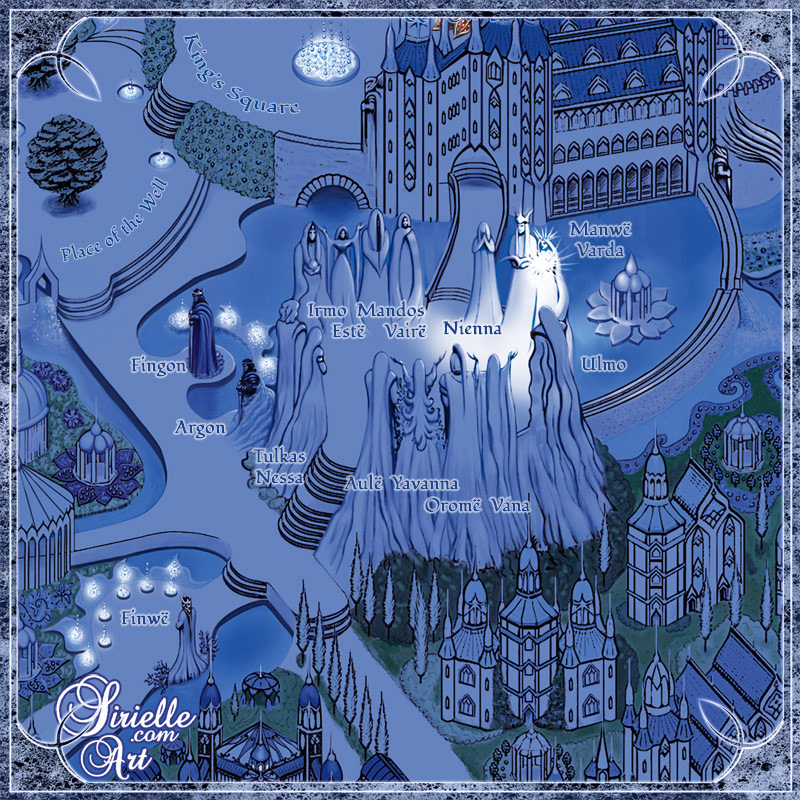 Gondolin City Map in color with street labels, 2022