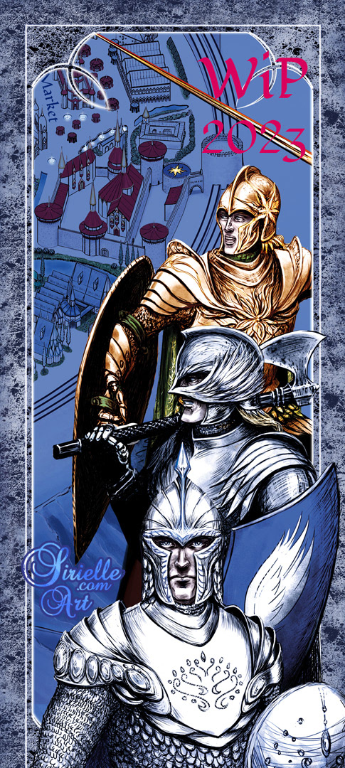 Armor color WiP (Photoshop, 2023)