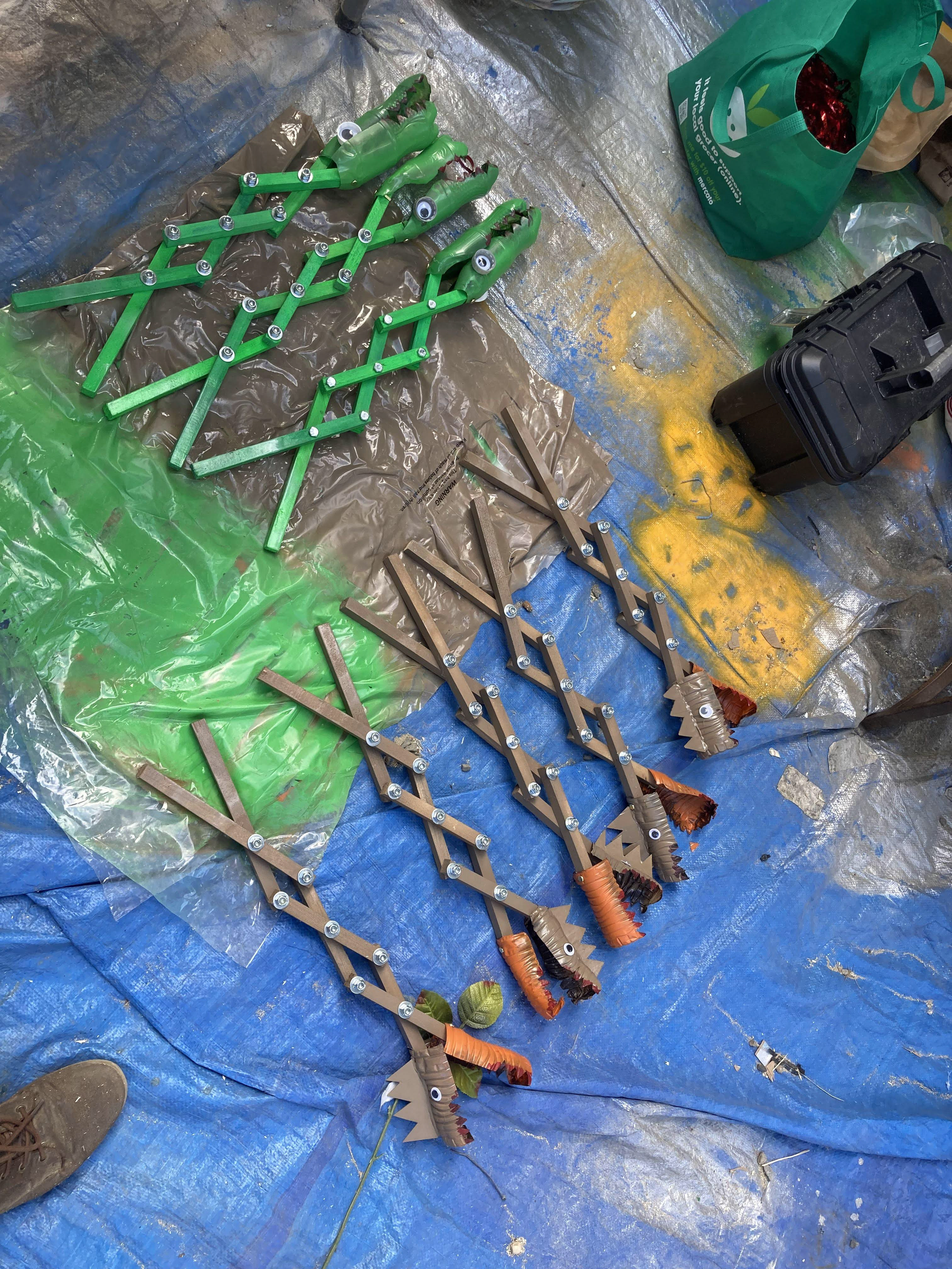 Alligator and Piranha Props (MR BURNS)