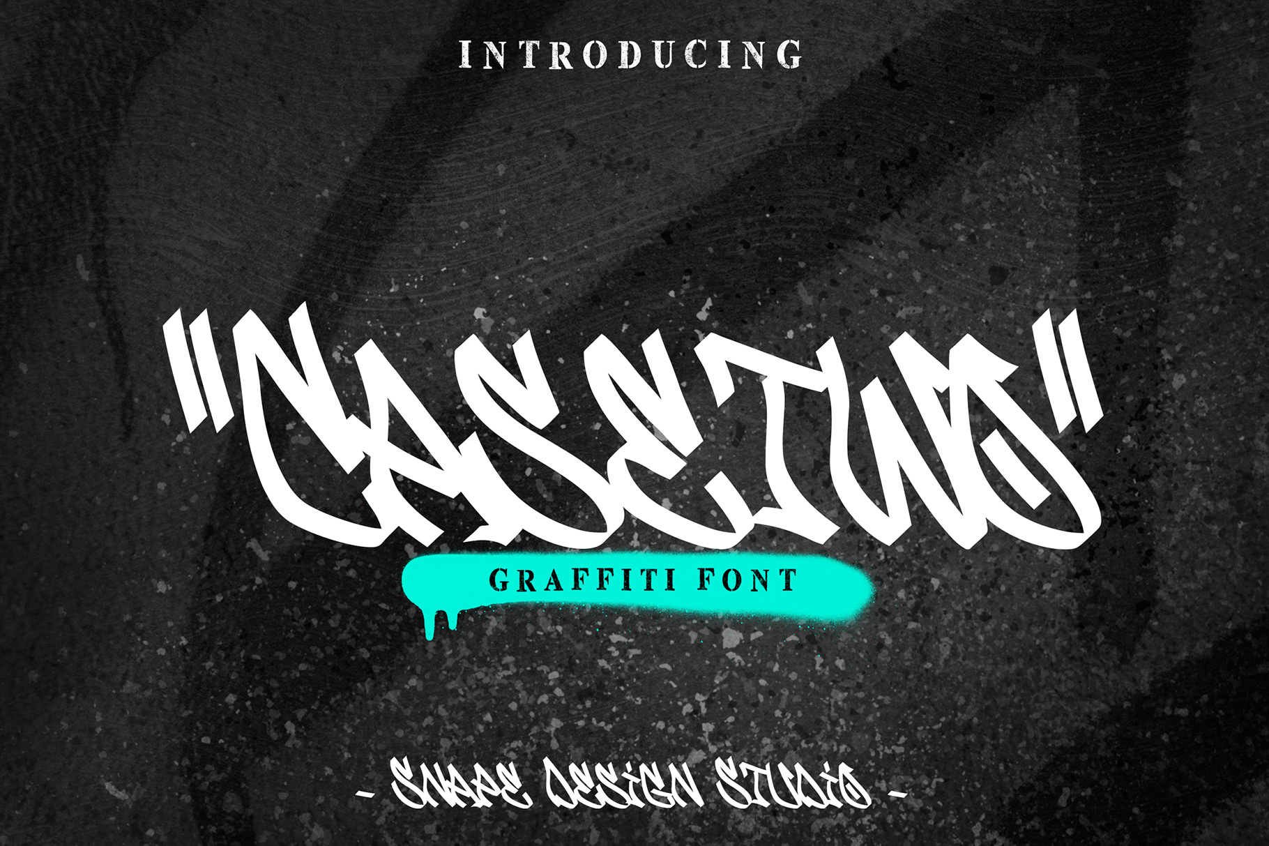 Snape Design Studio - Casetwo- Graffiti Font