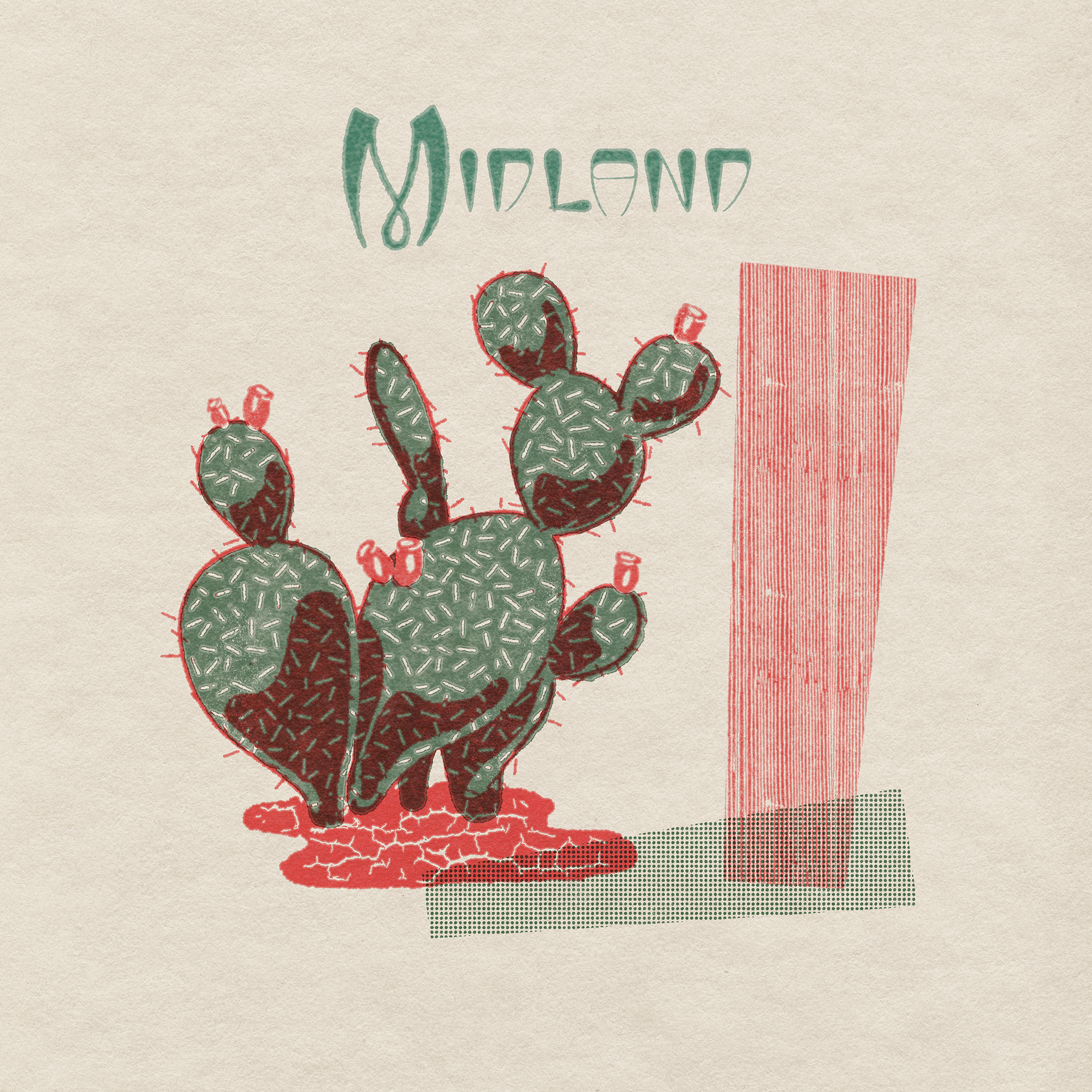 Midland - Last Resort, Cactus Illustration
