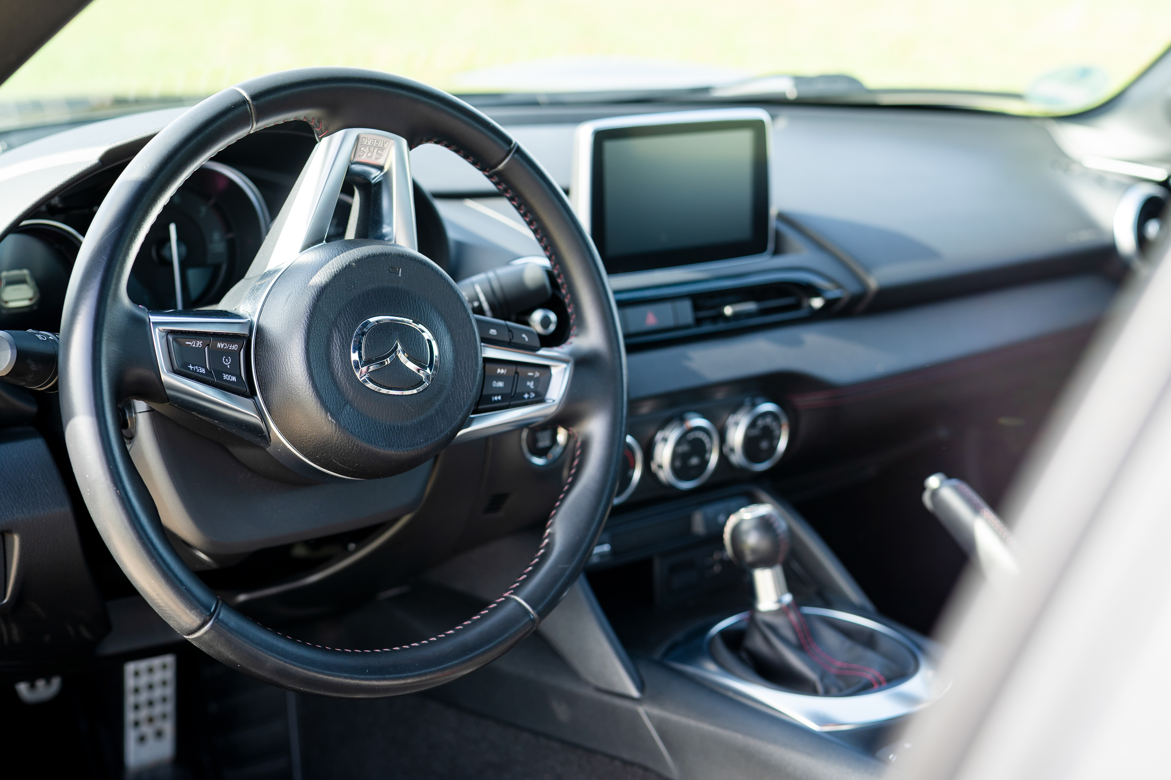 Interieur-Aufnahmen Mazda MX-5 RF, Fahrzeugpräsentation für mobile.de von Mfuchsloch Videografie.