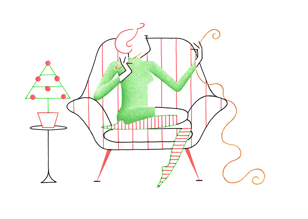 WISH LIST, pencils and fineliners on paper, 21 x 15 cm, 2014