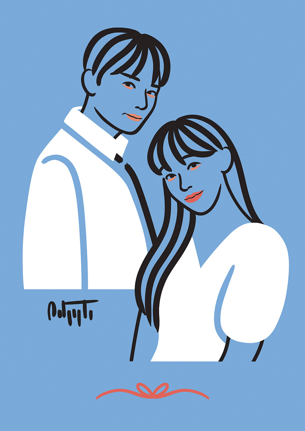 SUPER JUNIOR & ARI, digital brushes, 21 x 29,7 cm, 2024