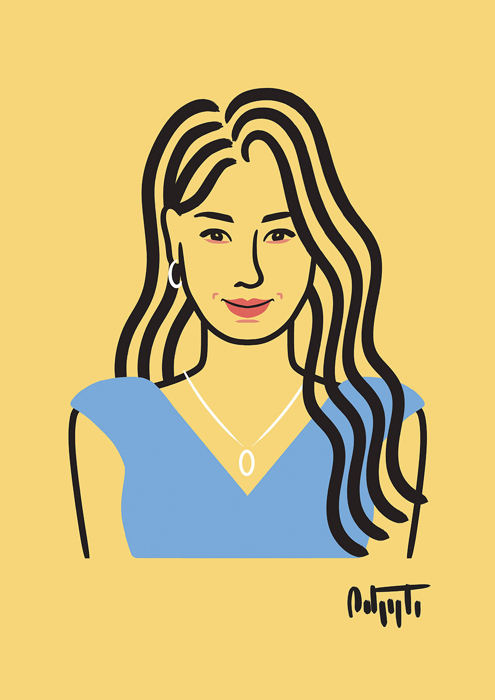 LEE TAE-RAN, digital brushes, 21 x 29,7 cm, 2024
