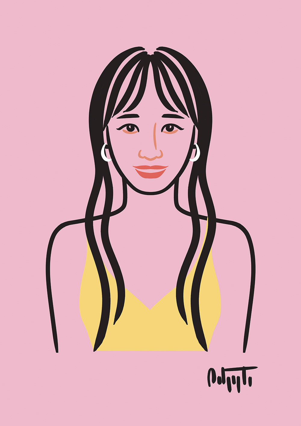 KANG RAE YUN, digital brushes, 21 x 29,7 cm, 2024