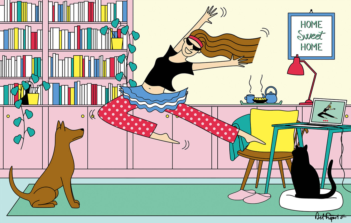 Online Fitness Classes: Good news for introverts! Who can finally dance like no one’s watching