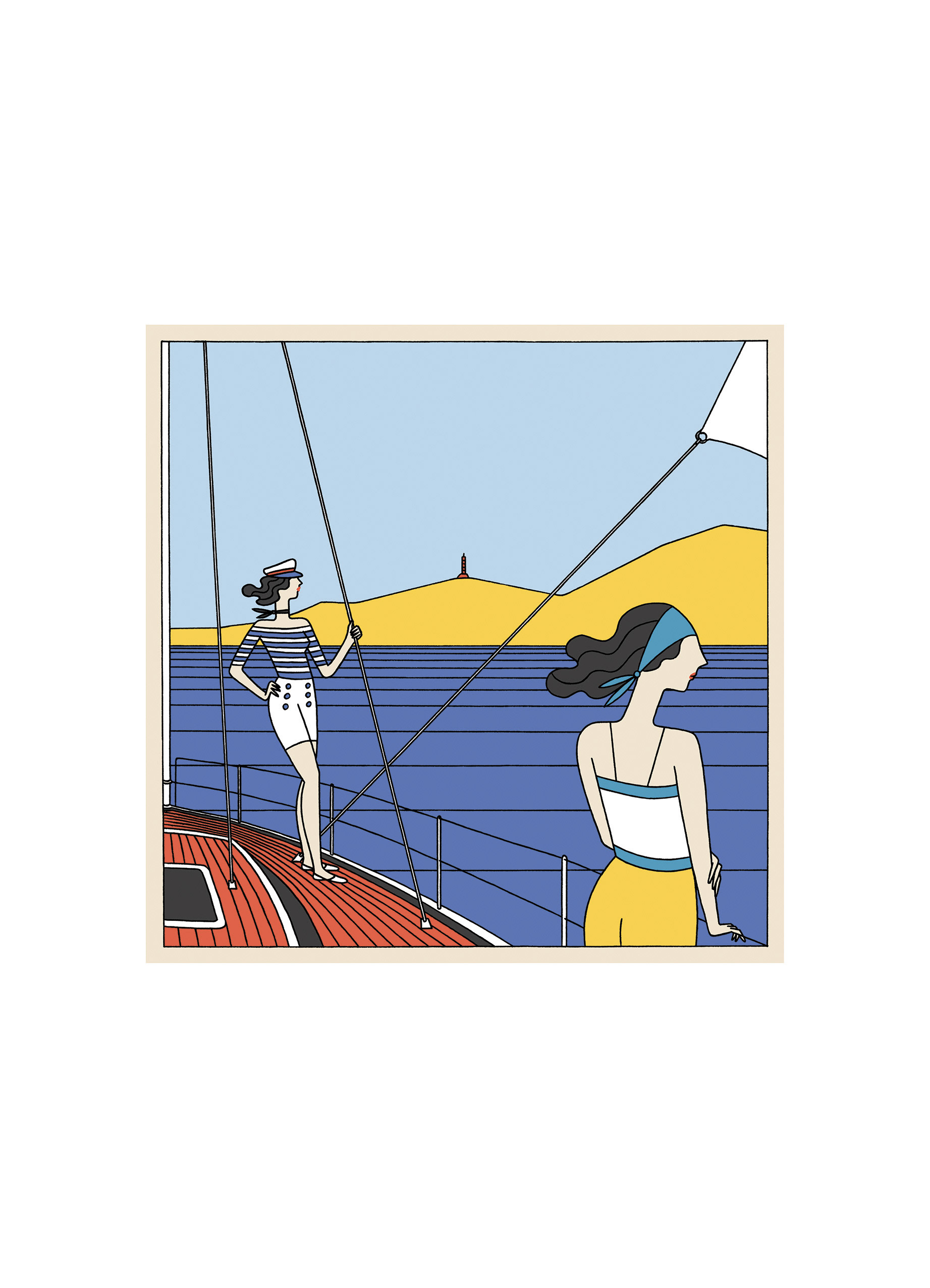 SAILING, limited edition print, 55 x 80 cm, 2024