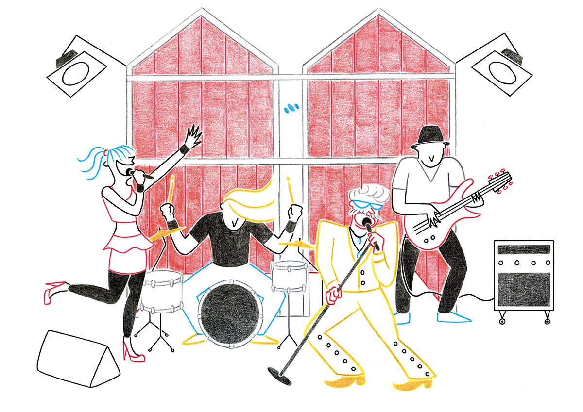 WARNER MUSIC, pencils and fineliners on paper, 29,7 x 21 cm, 2016