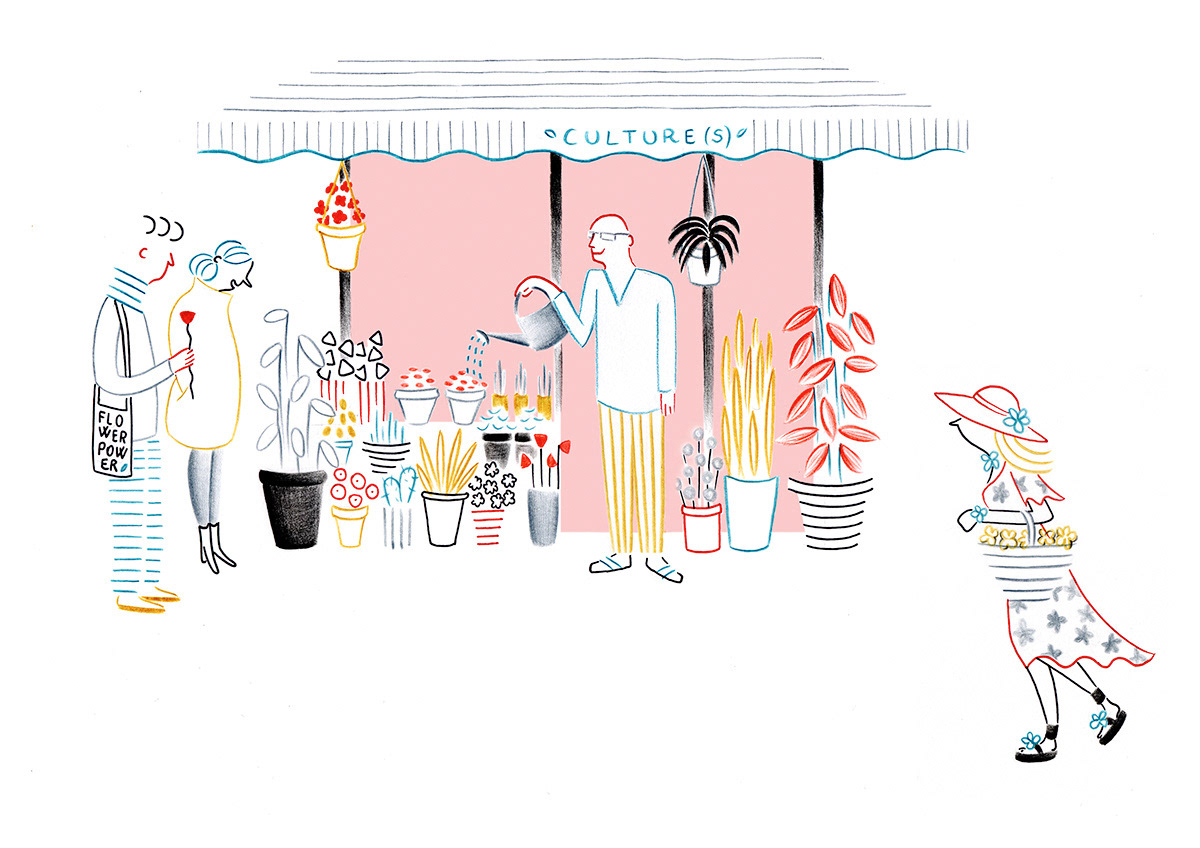 CULTURE(S), pencils and fineliners on paper, 29,7 x 21 cm, 2014