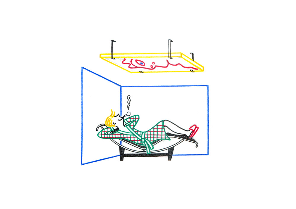 ART ENTHUSIAST, pencils and ink fineliner on paper, 21 x 15 cm, 2017