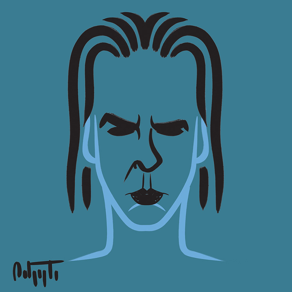 NICK CAVE, digital brushes, 2021
