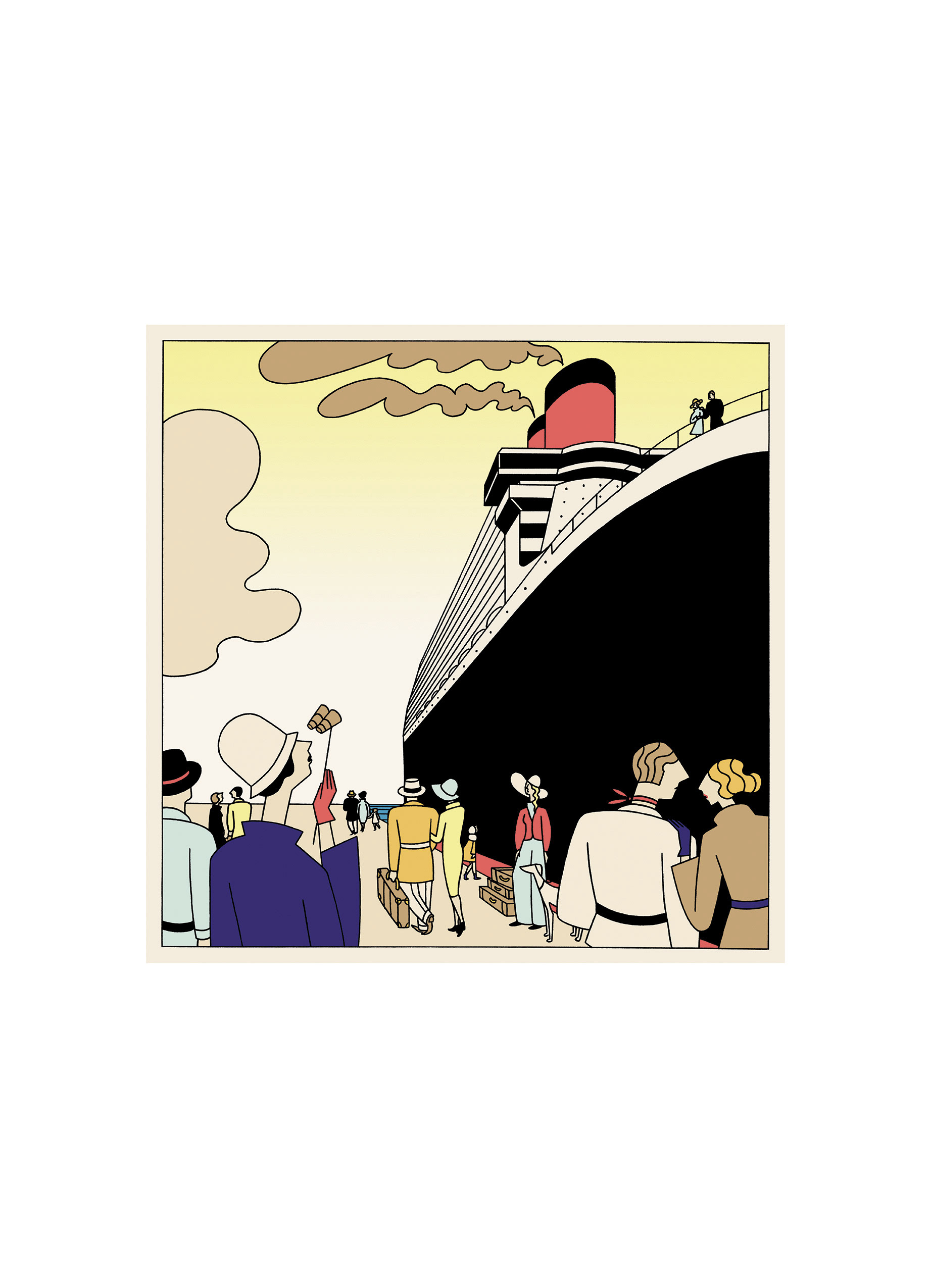 DEPARTURE, limited edition print, 55 x 80 cm, 2024