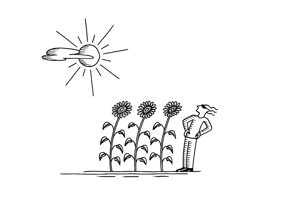 IN HARMONY WITH NATURE, ink fineliners on paper, 21 x 15 cm, 2017