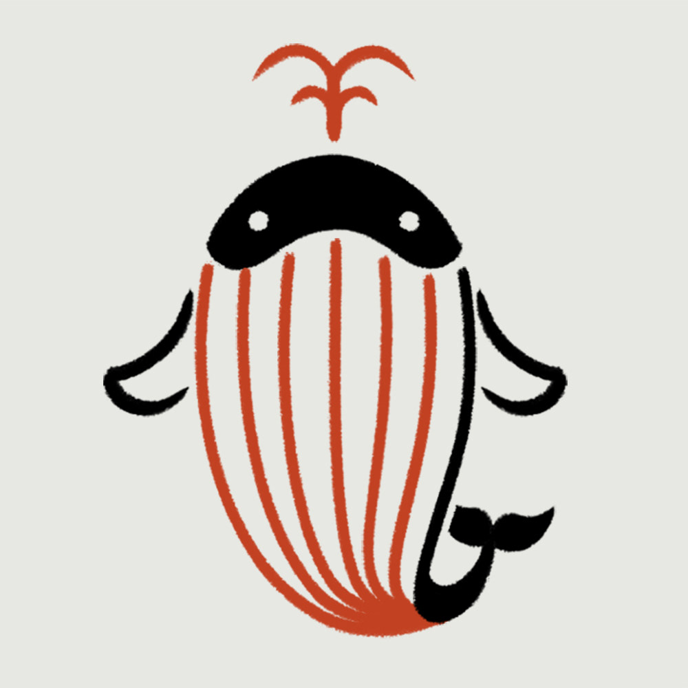 WHALE, digital brushes, 2021